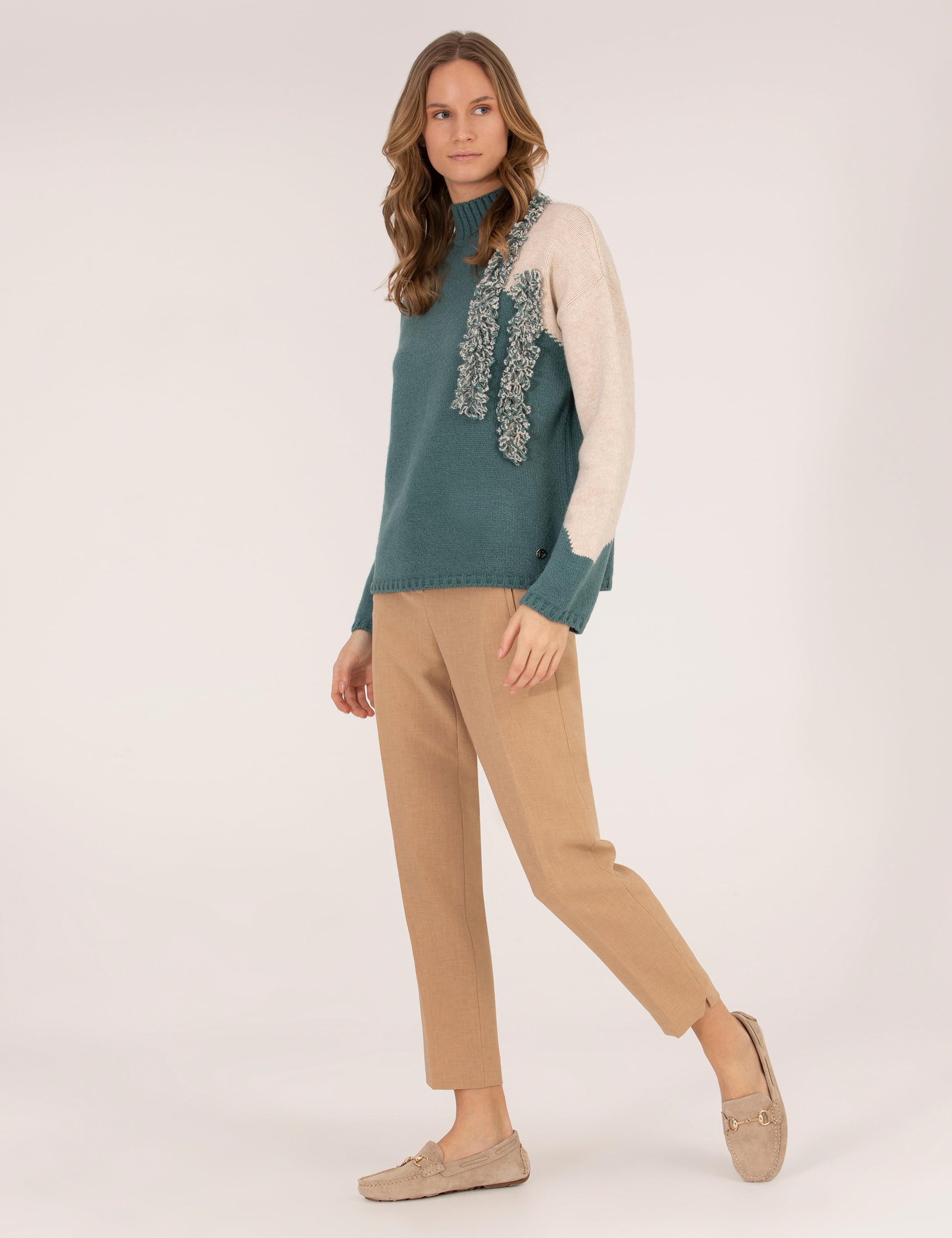 Mint Regular Fit Balıkçı Yaka Kazak