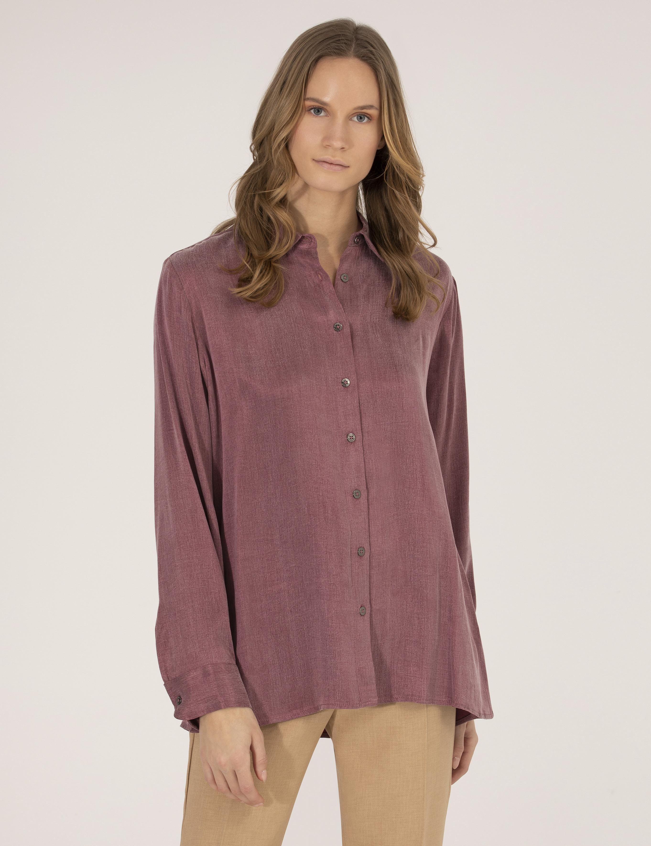 Gül Kurusu Comfort Fit Uzun Kollu Gömlek