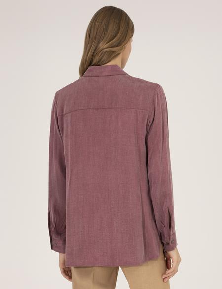 Gül Kurusu Comfort Fit Uzun Kollu Gömlek - 50254167012