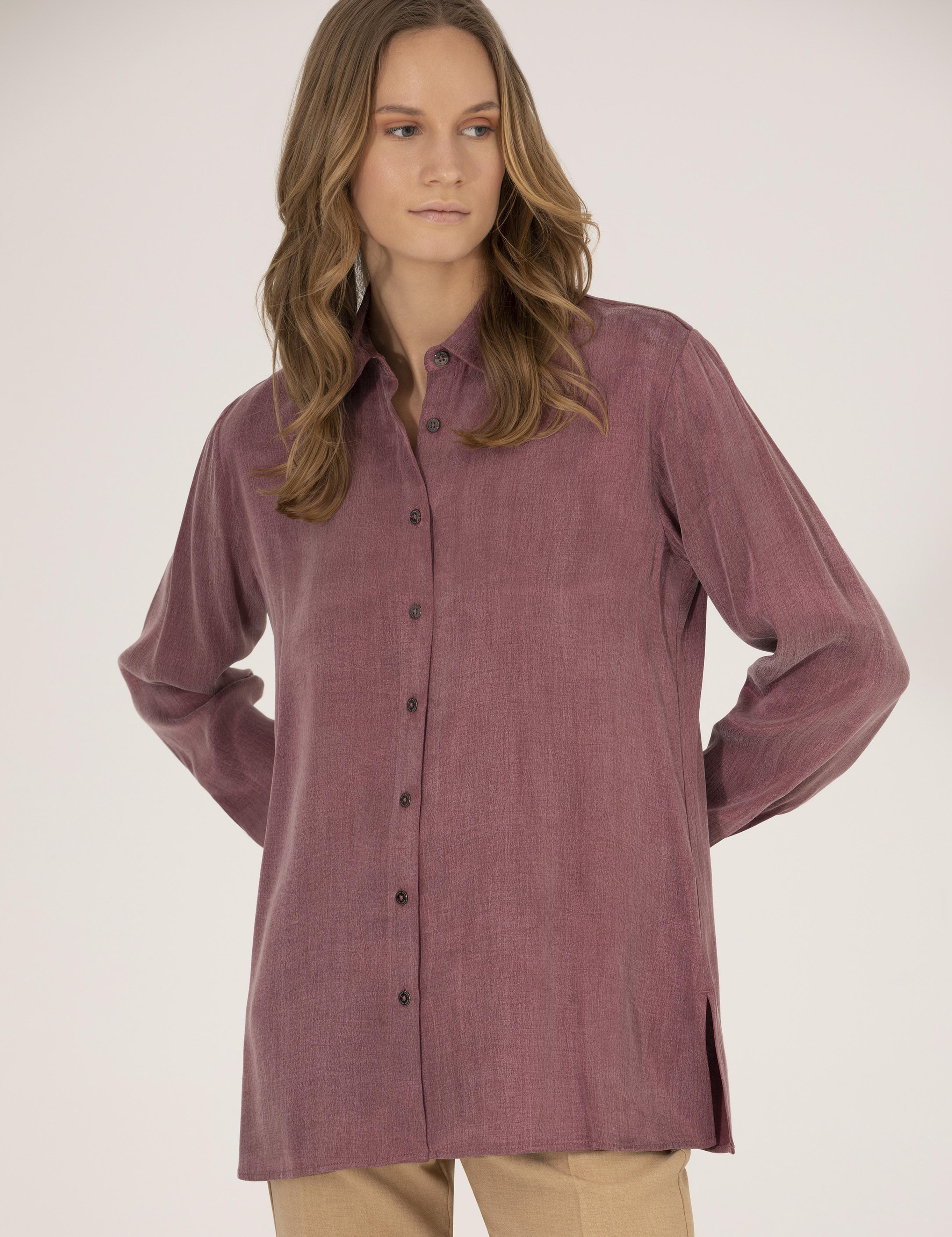 Gül Kurusu Comfort Fit Uzun Kollu Gömlek