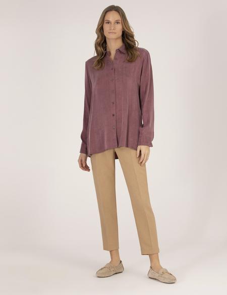 Gül Kurusu Comfort Fit Uzun Kollu Gömlek - 50254167012