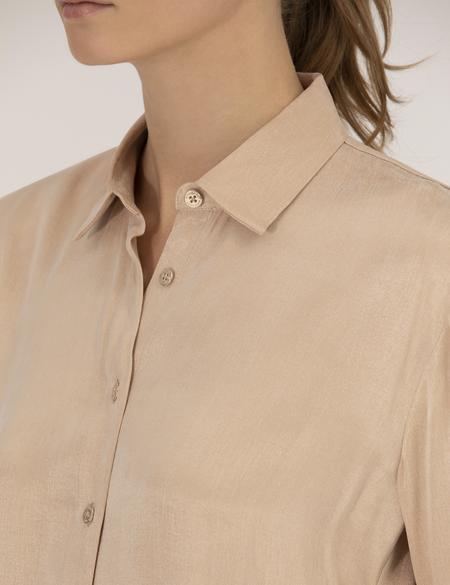 Bej Comfort Fit Uzun Kollu Gömlek - 50254167027