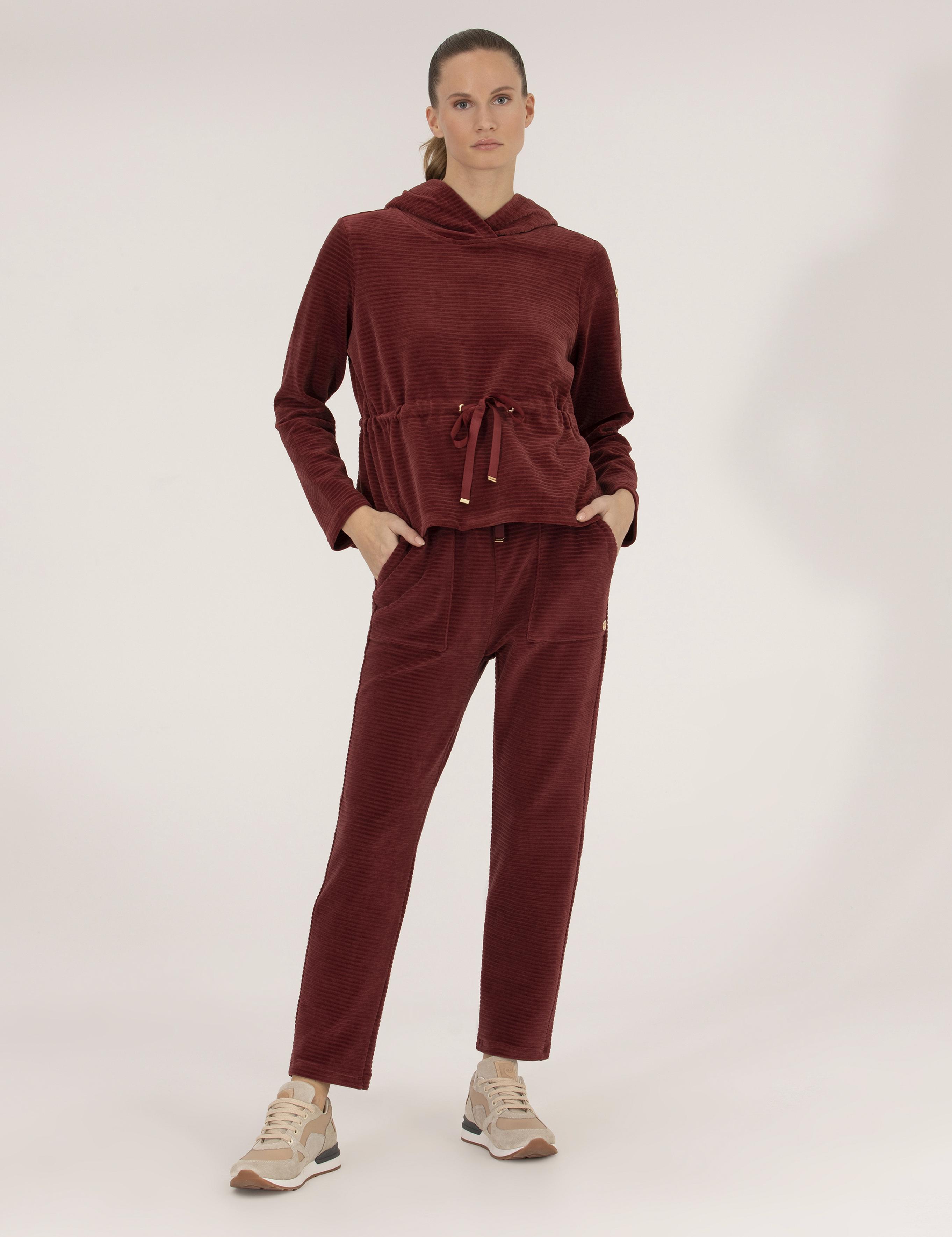 Bordo Regular Fit Eşofman Altı