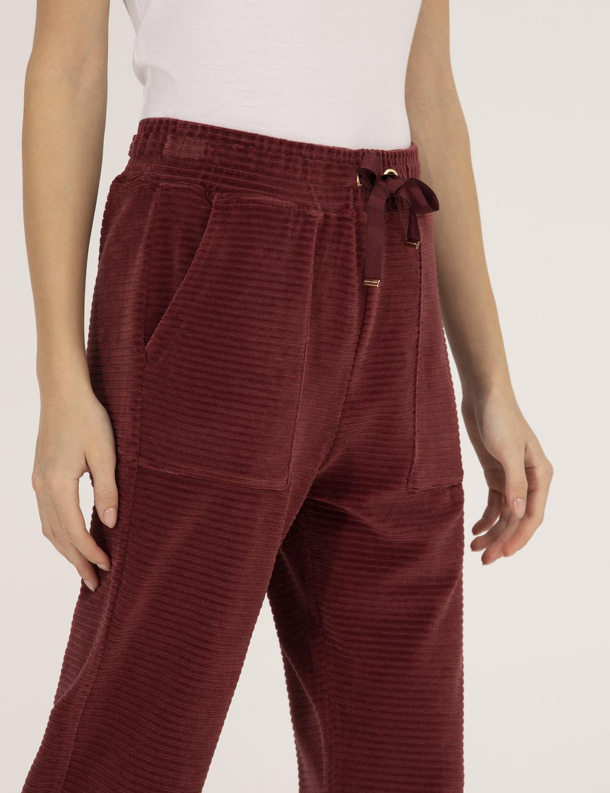 Bordo Regular Fit Eşofman Altı - 50254578005