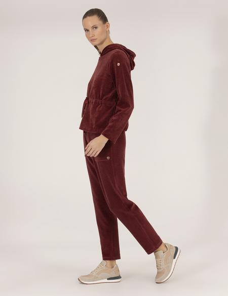 Bordo Regular Fit Eşofman Altı - 50254578005