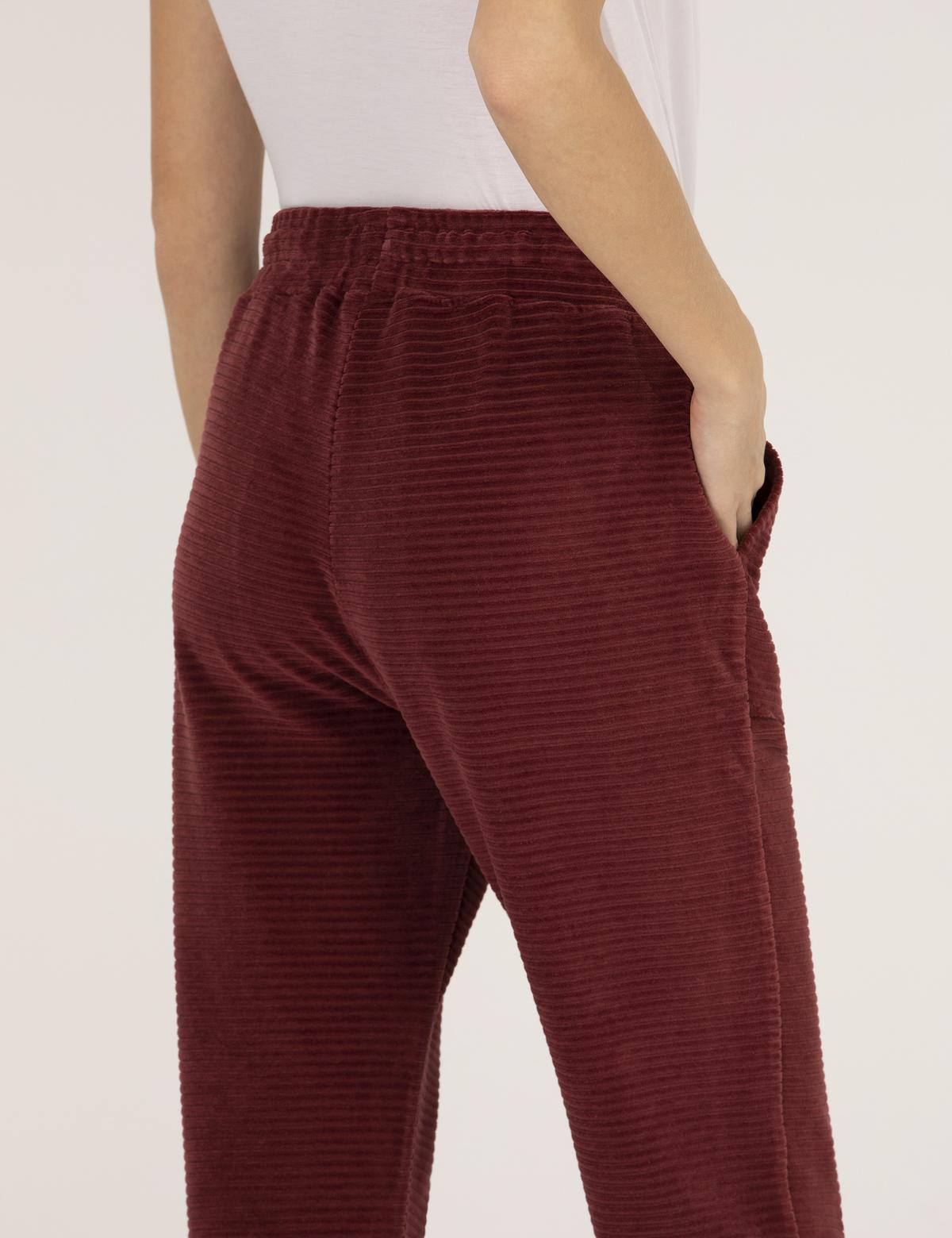 Bordo Regular Fit Eşofman Altı - 50254578005