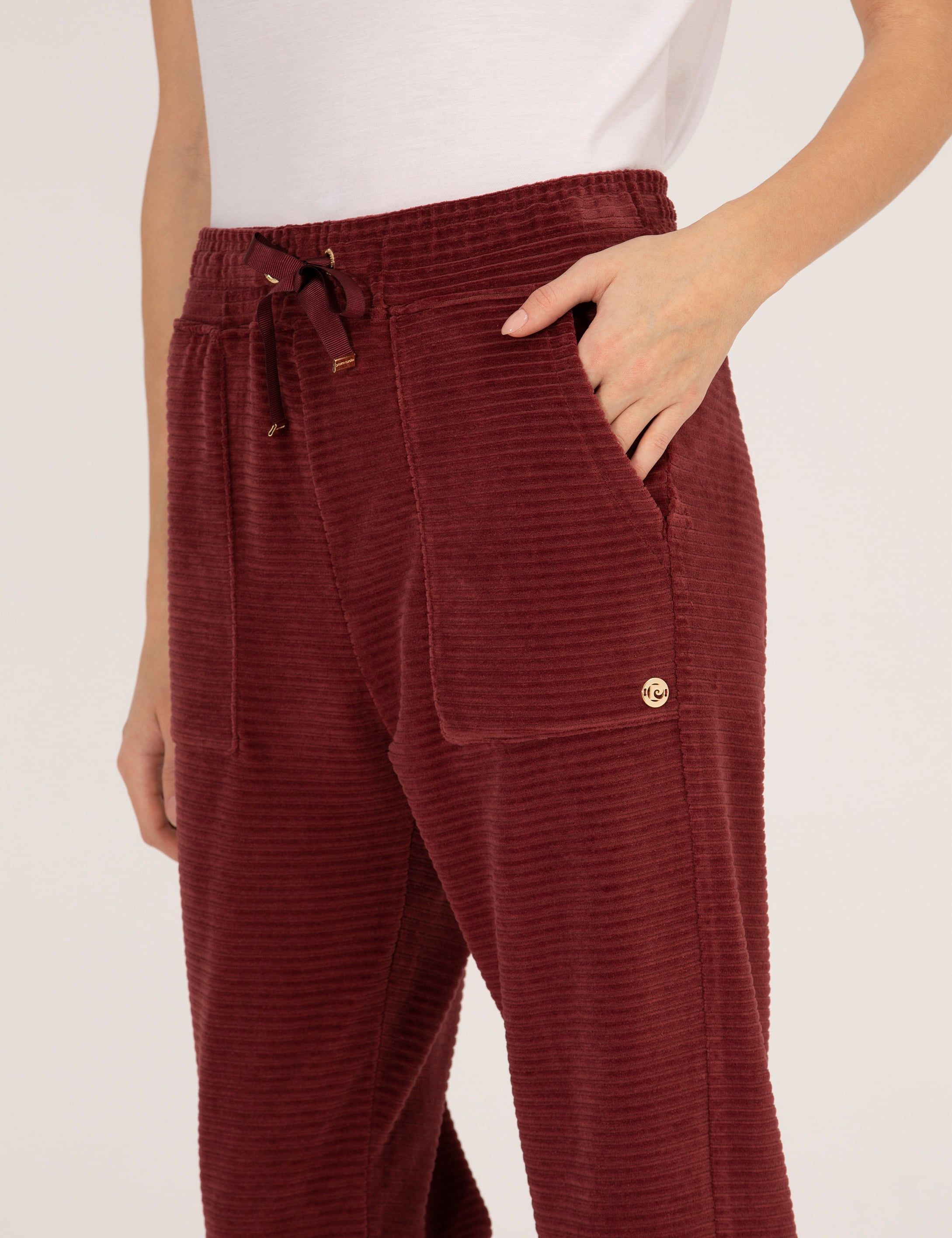 Bordo Regular Fit Eşofman Altı