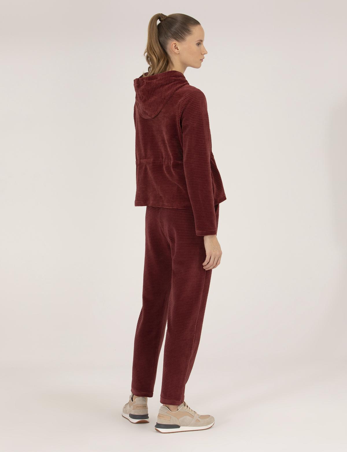 Bordo Regular Fit Eşofman Altı - 50254578005