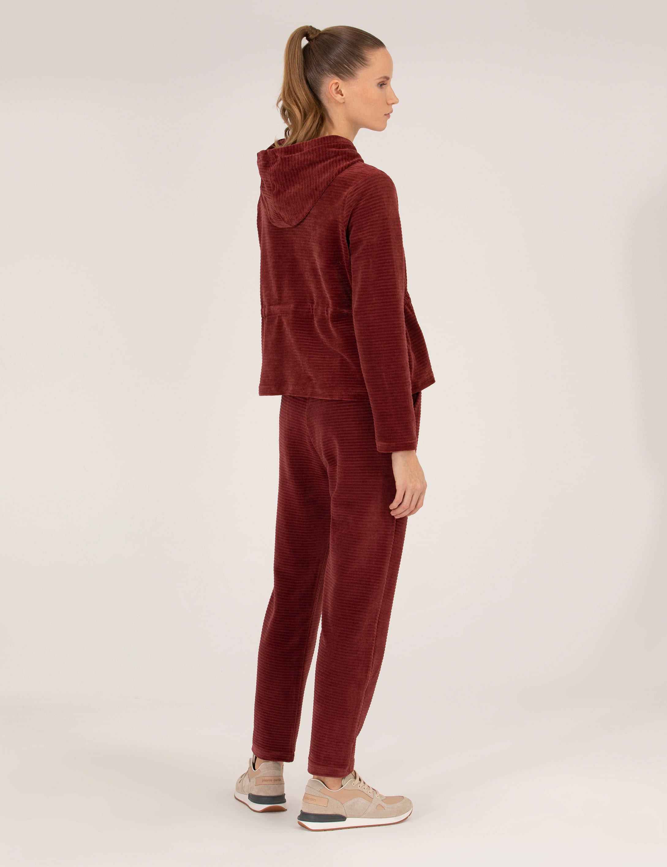 Bordo Regular Fit Eşofman Altı