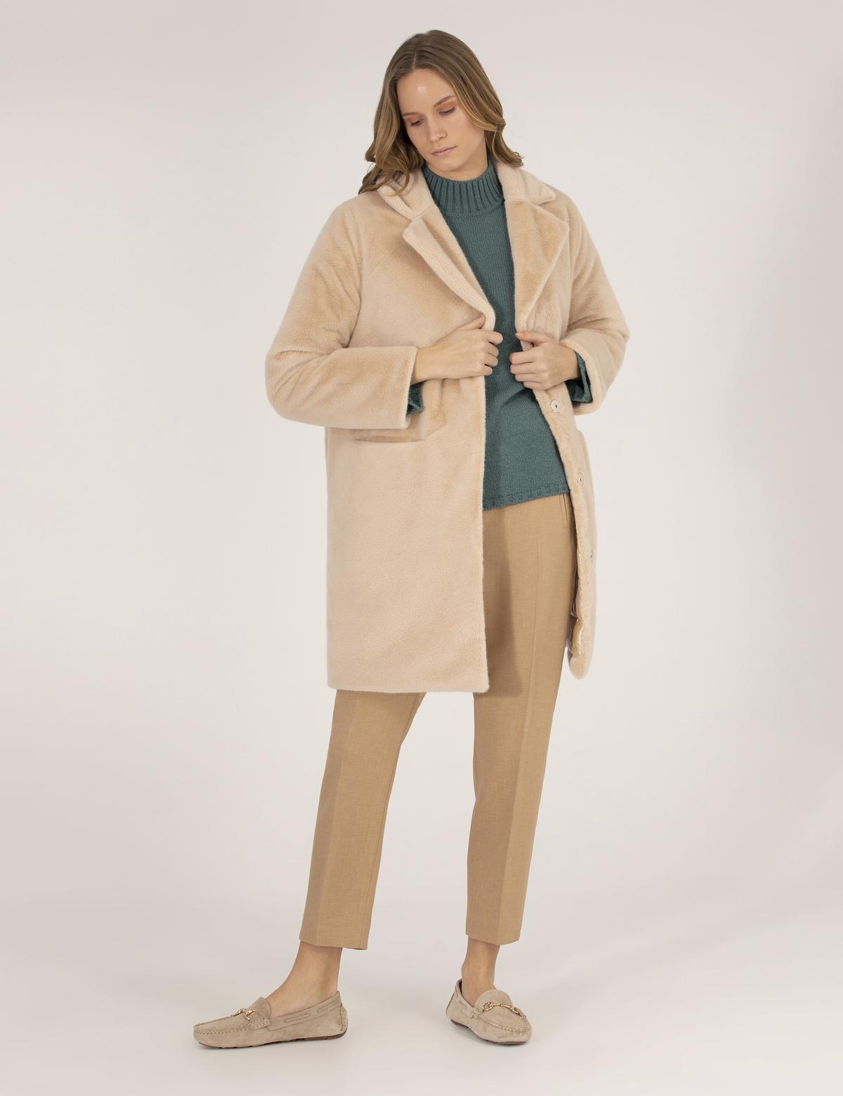 Ekru Comfort Fit Kaban - 50258633004