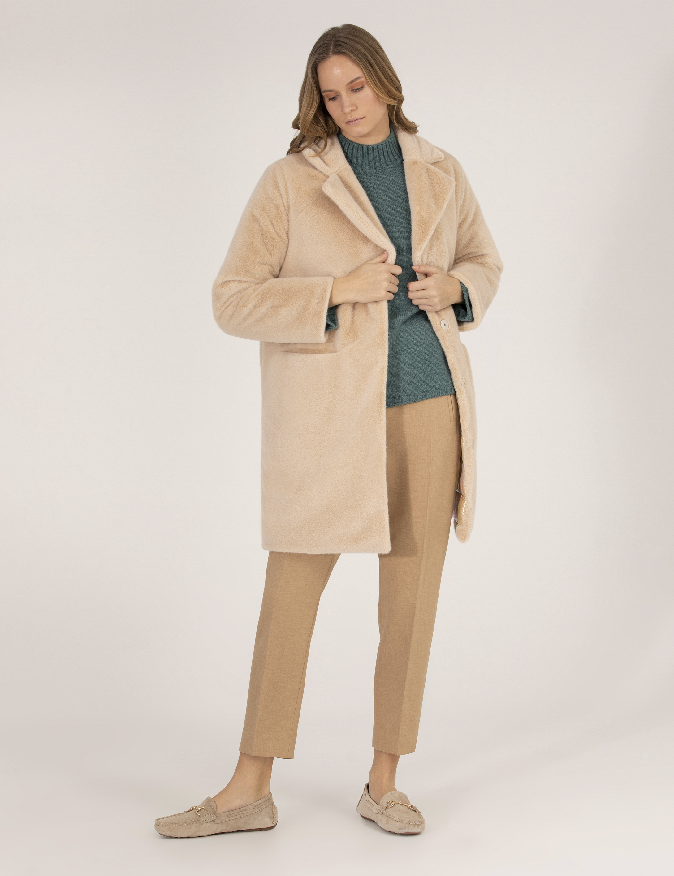 Ekru Comfort Fit Kaban - Image 5