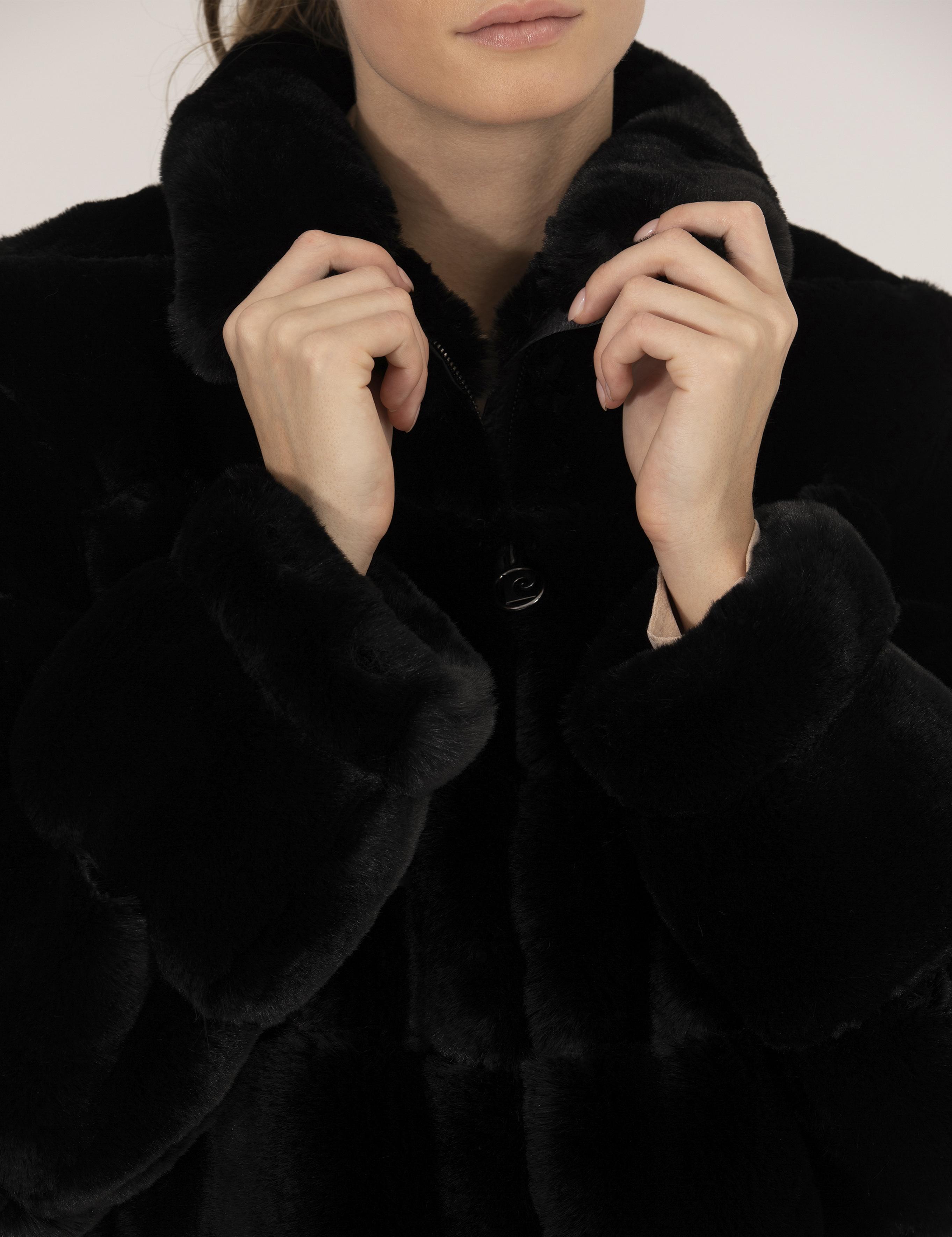 Siyah Comfort Fit Kaban