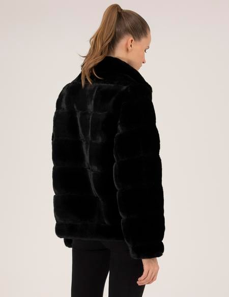 Siyah Comfort Fit Kaban - 50259444001