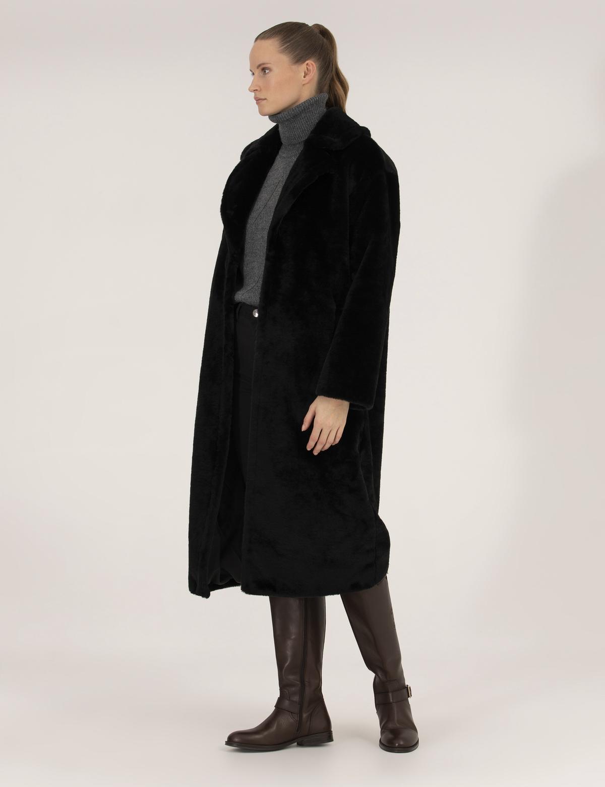 Siyah Oversize Kaban - 50259463003