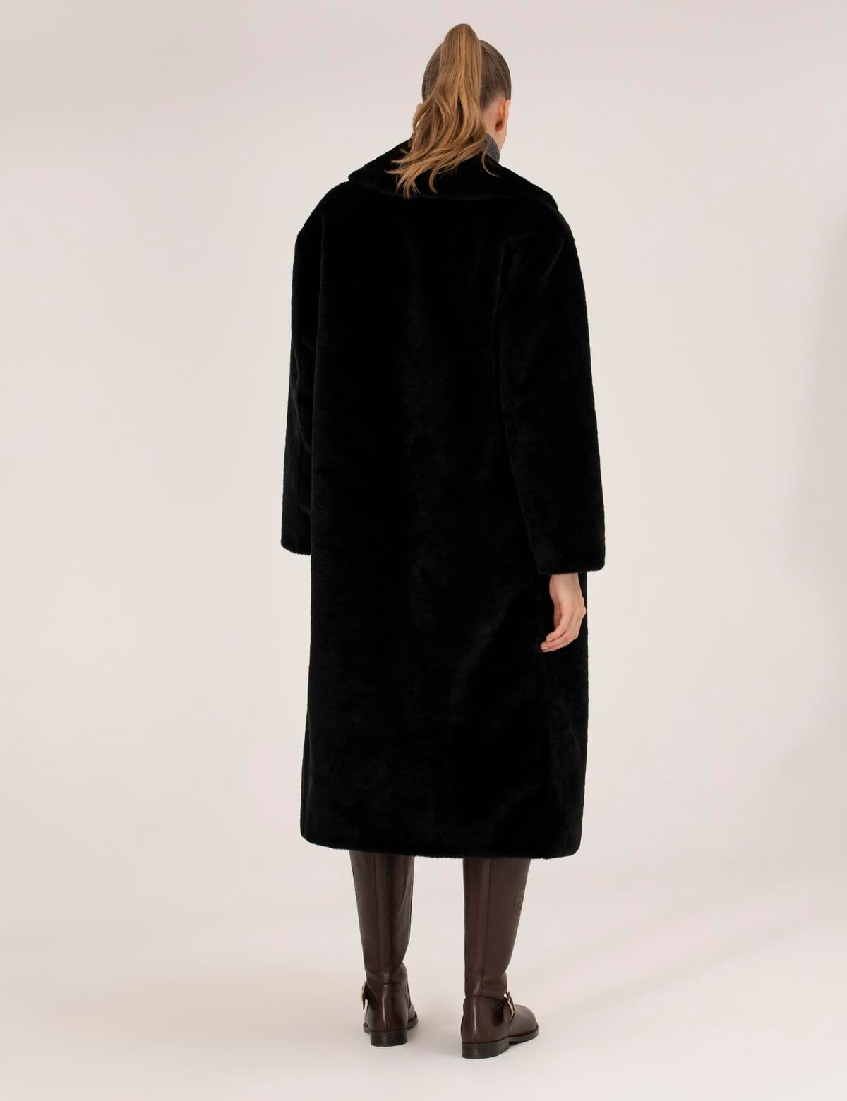 Siyah Oversize Kaban - 50259463003