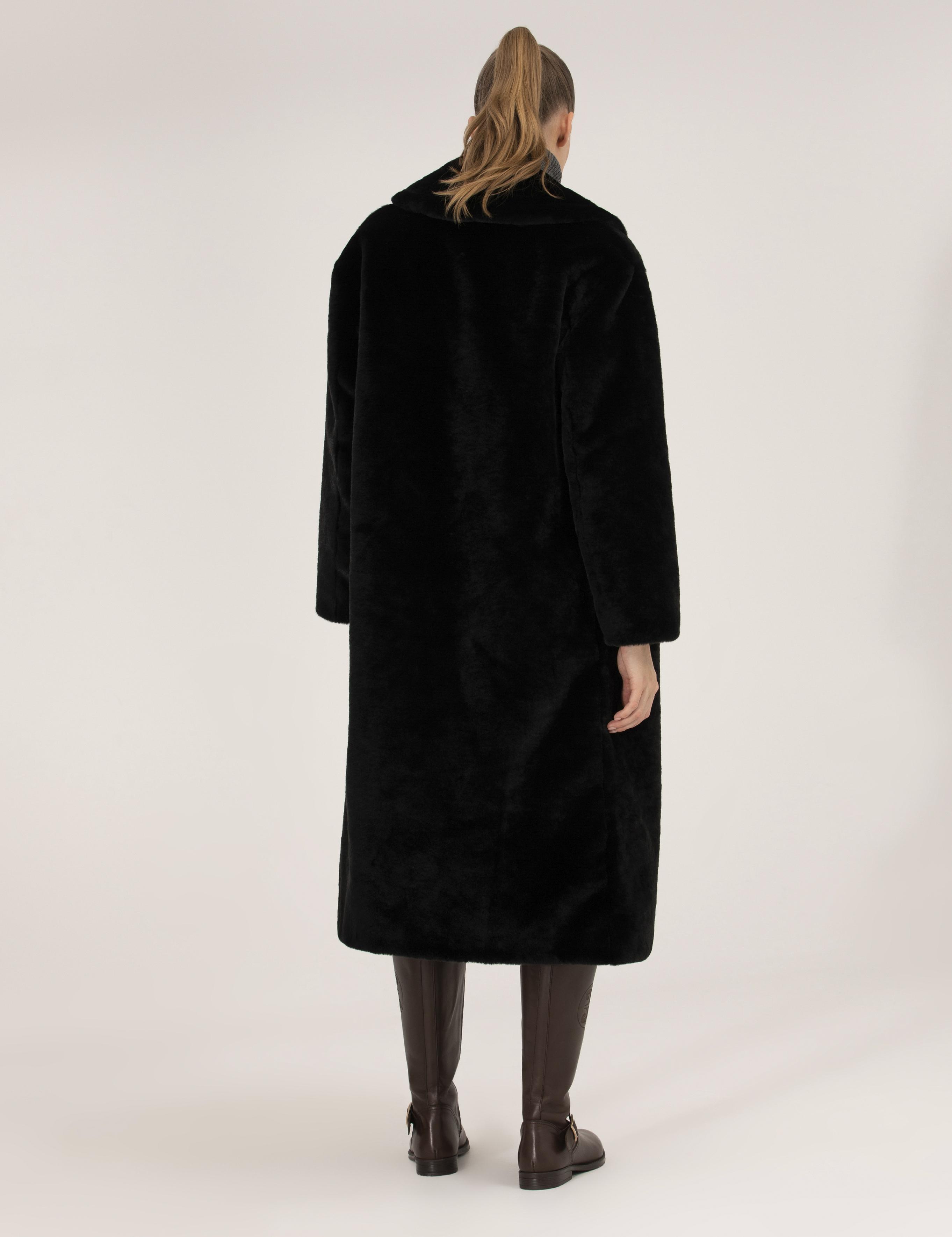 Siyah Oversize Kaban