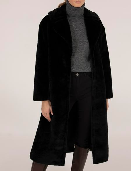 Siyah Oversize Kaban - 50259463003