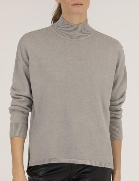 Gri Comfort Fit Basic Balıkçı Yaka Kazak - 50260244019