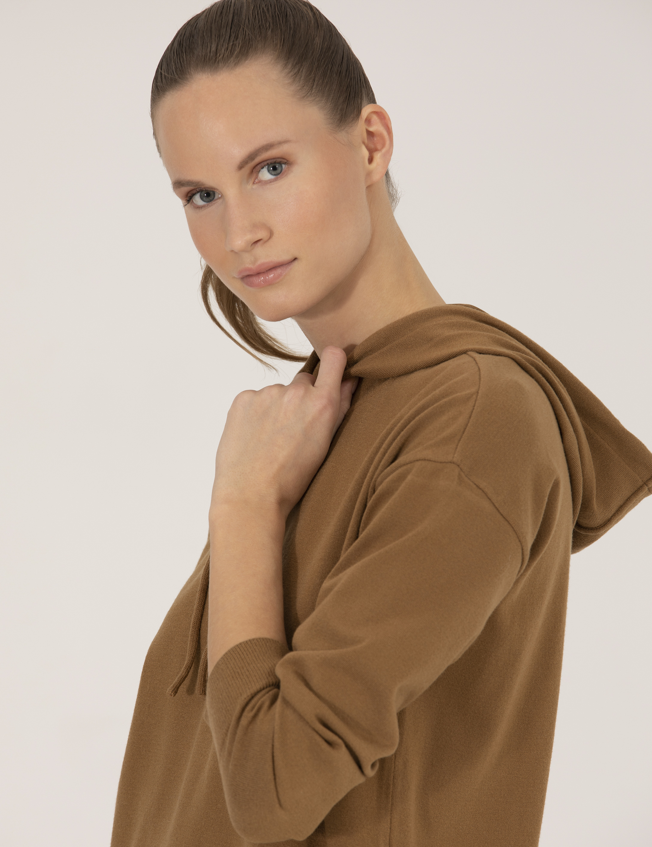 Pierre Cardin Camel Melanj Comfort Fit Kazak görsel 2
