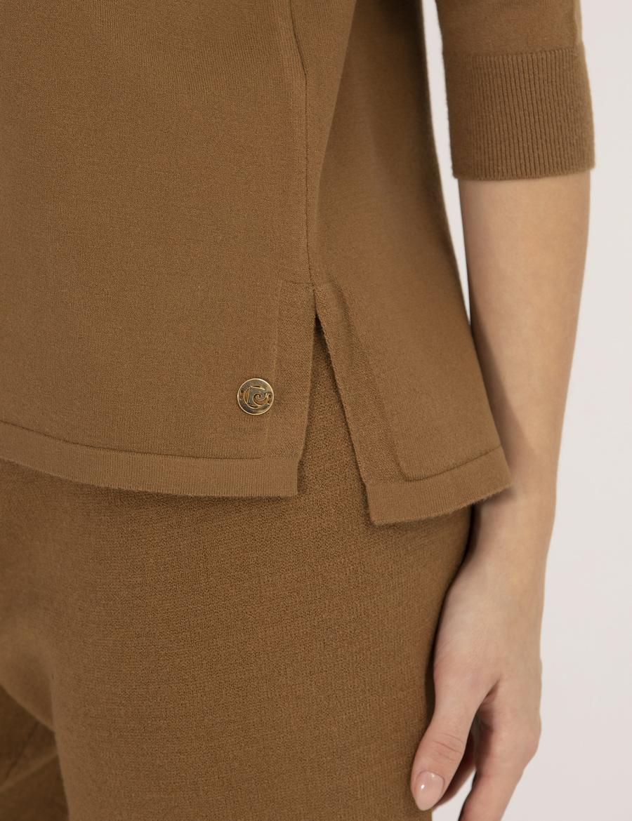 Camel Melanj Comfort Fit Kazak