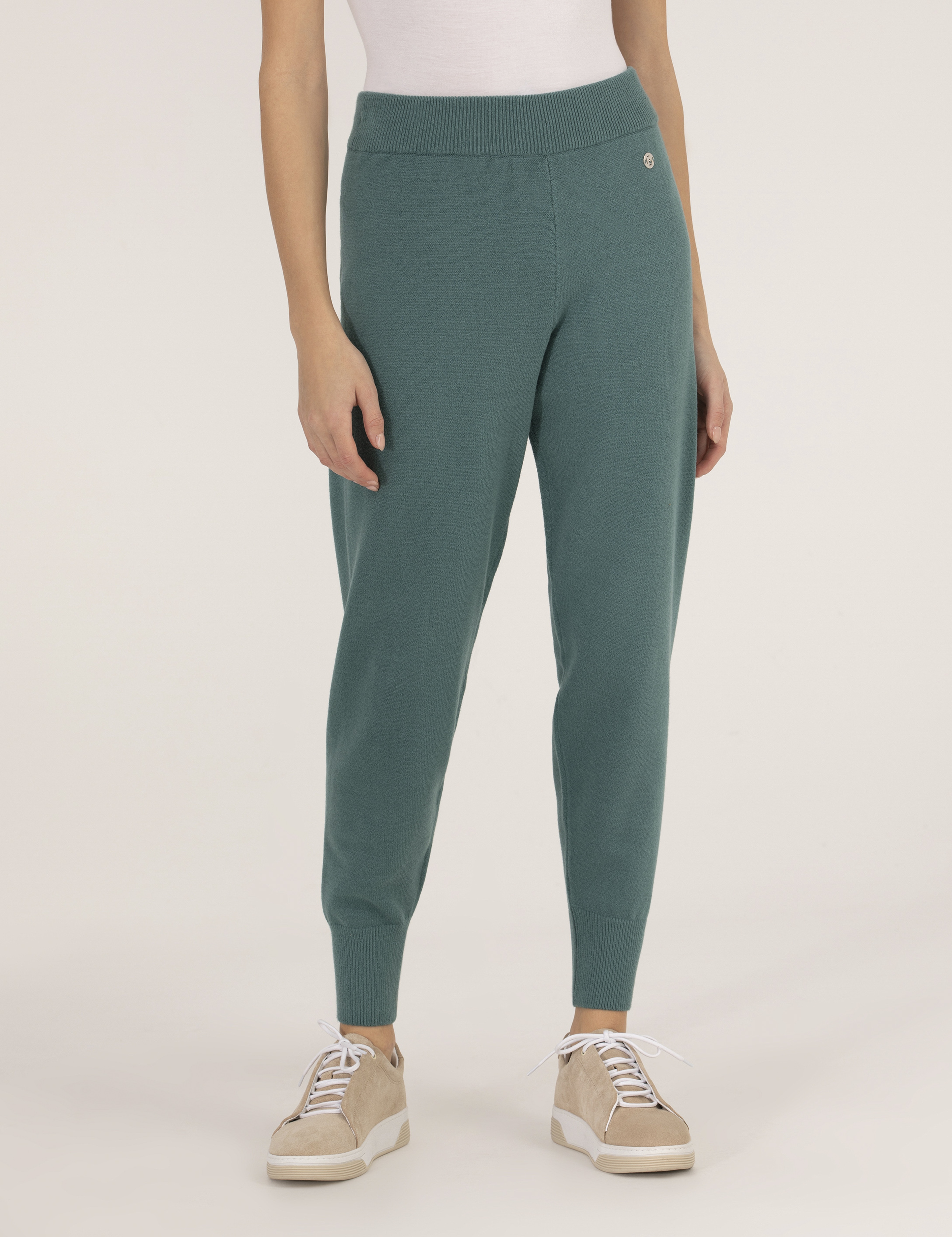 Mint Melanj Slim Fit Triko Pantolon - Image 2