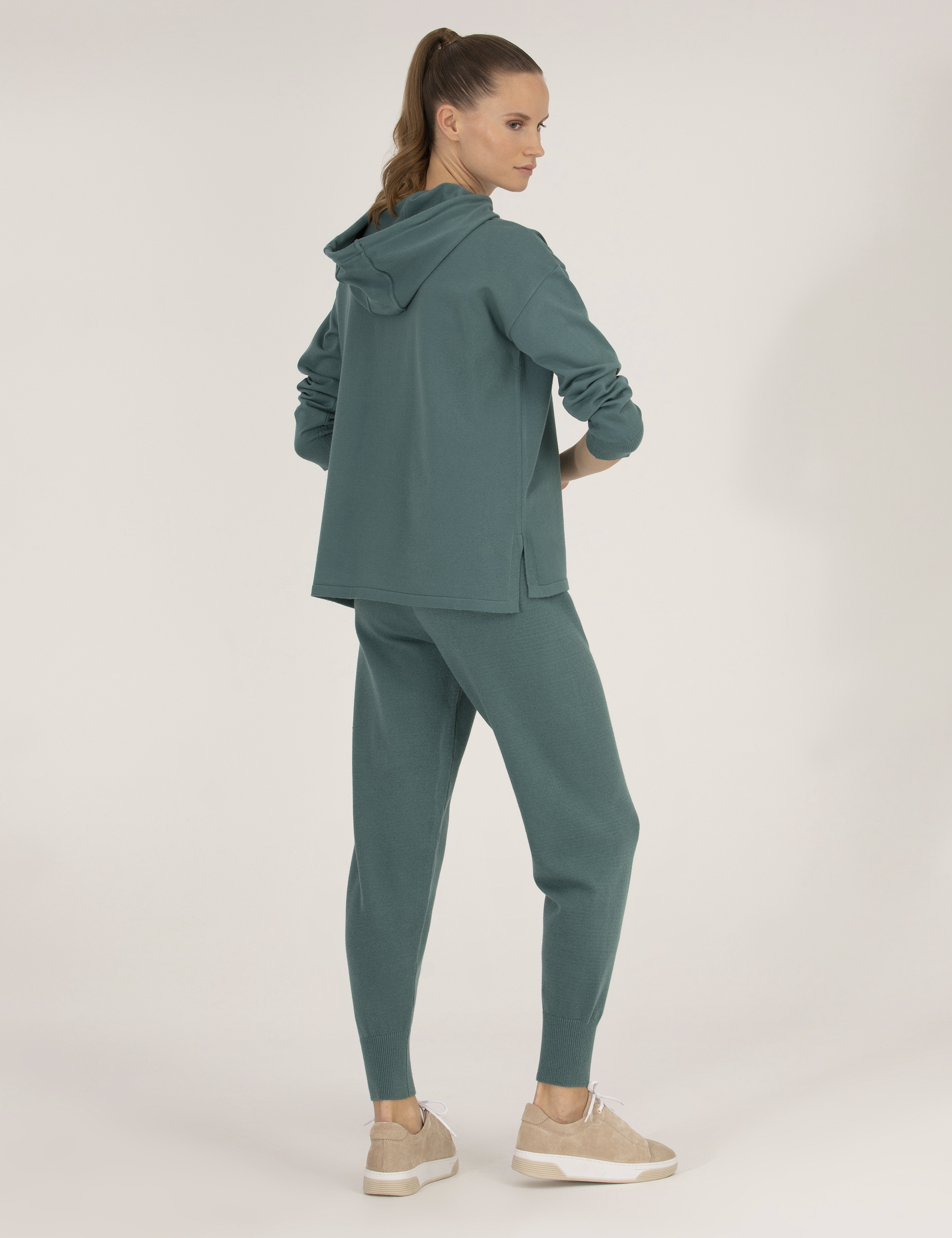 Mint Melanj Slim Fit Triko Pantolon - Image 4