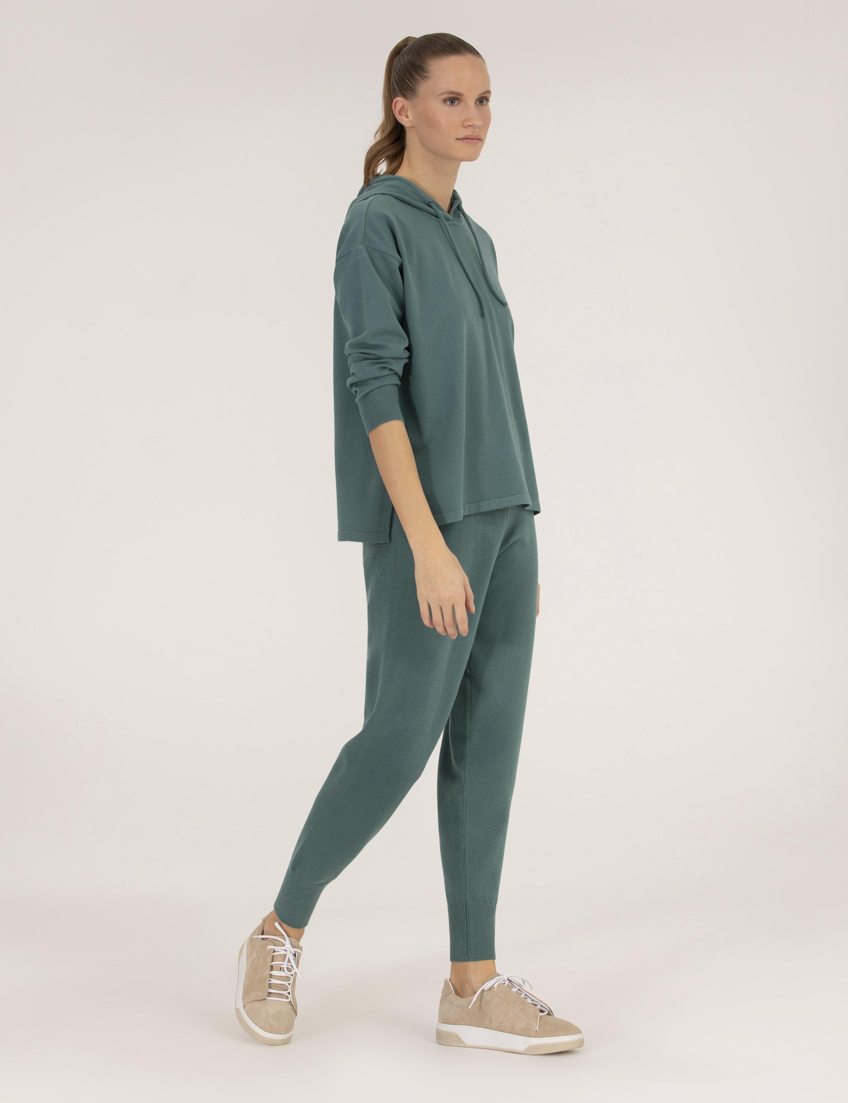 Mint Melanj Slim Fit Triko Pantolon