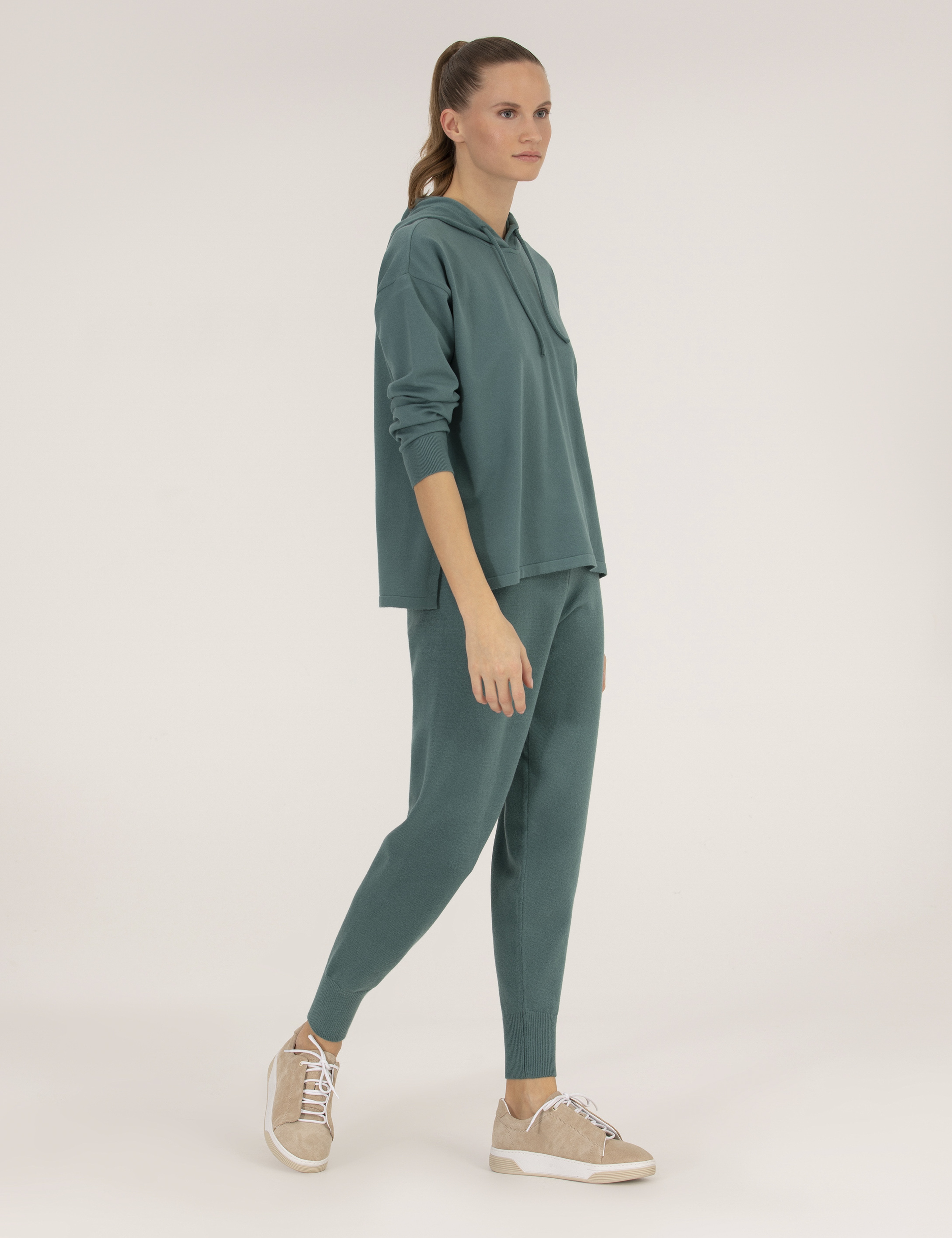 Mint Melanj Slim Fit Triko Pantolon - Image 1