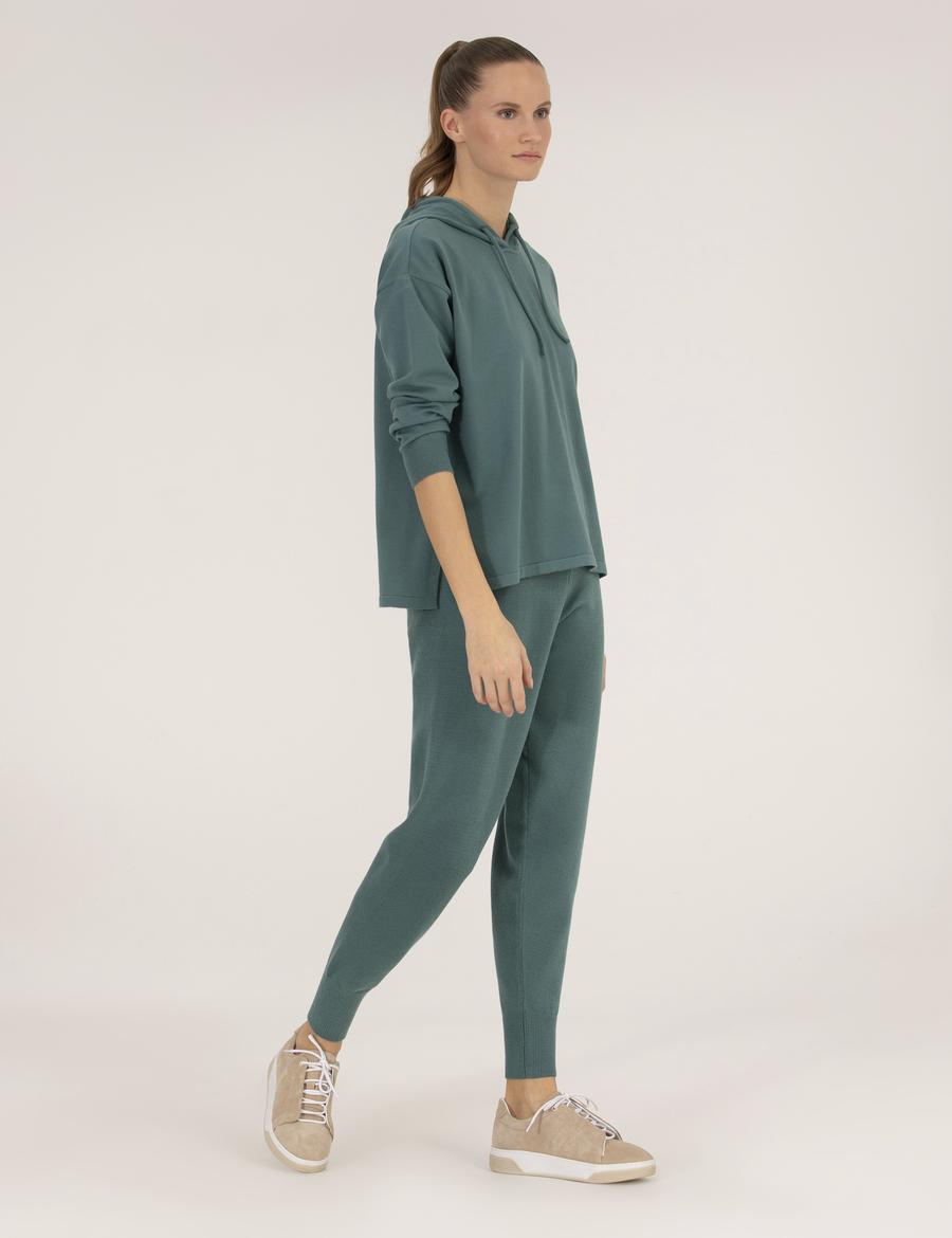 Mint Melanj Slim Fit Triko Pantolon
