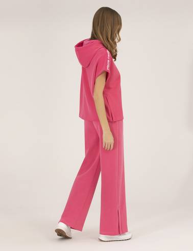 Fuşya Loose Fit Eşofman Altı