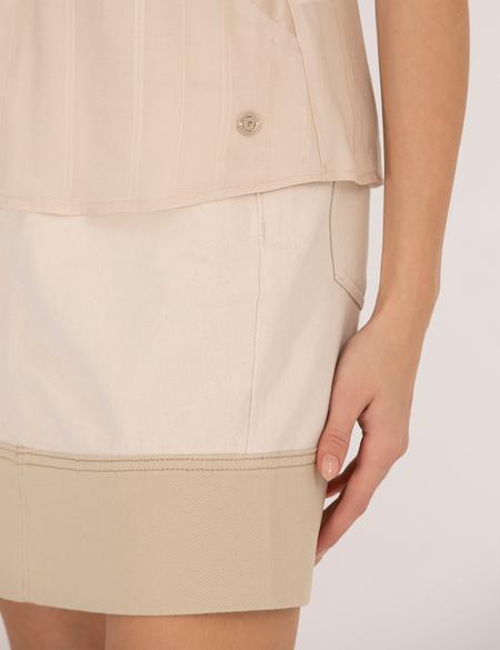 Bej Askılı Regular Fit Bluz - 50262565022