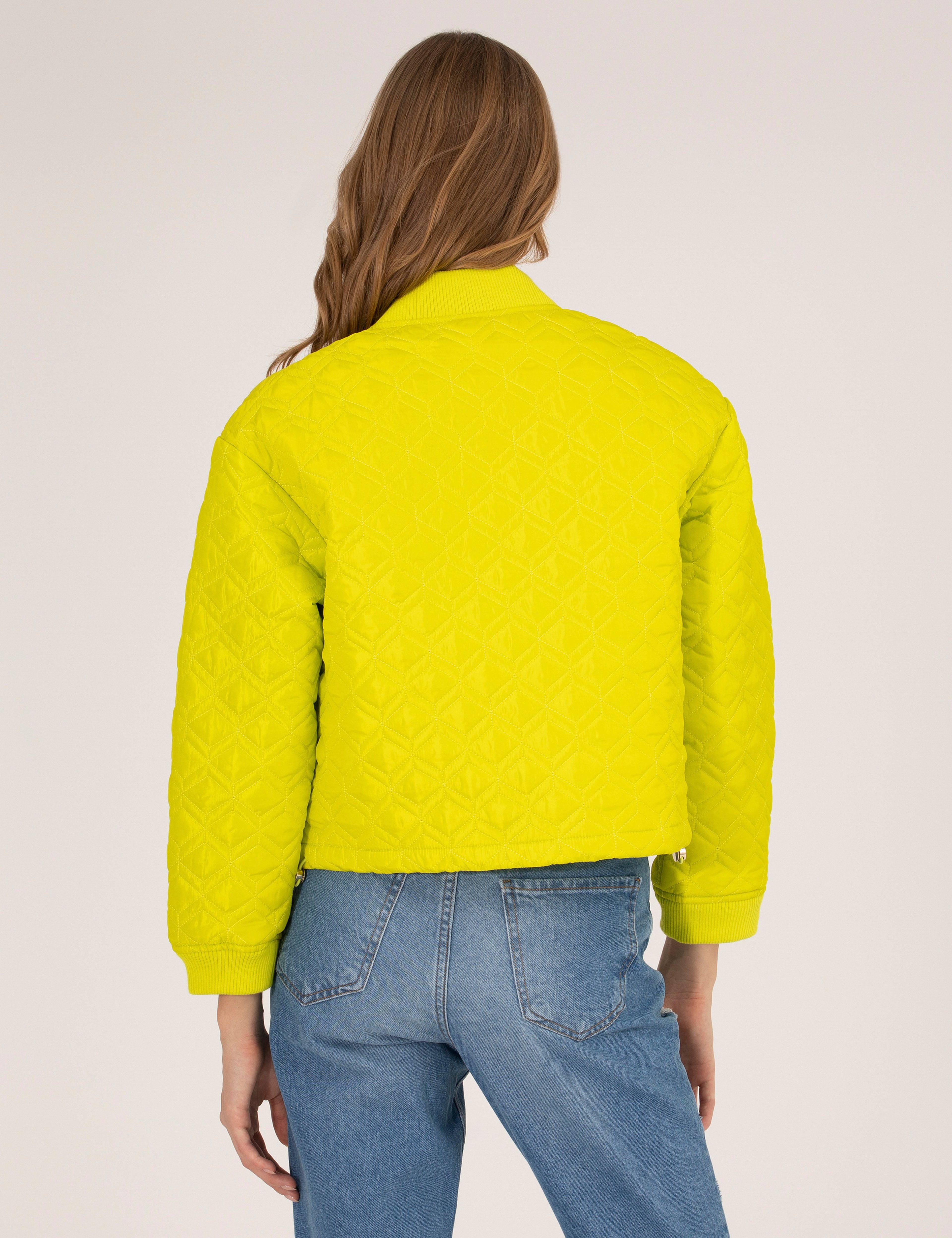 Yeşil Crop Top Mont