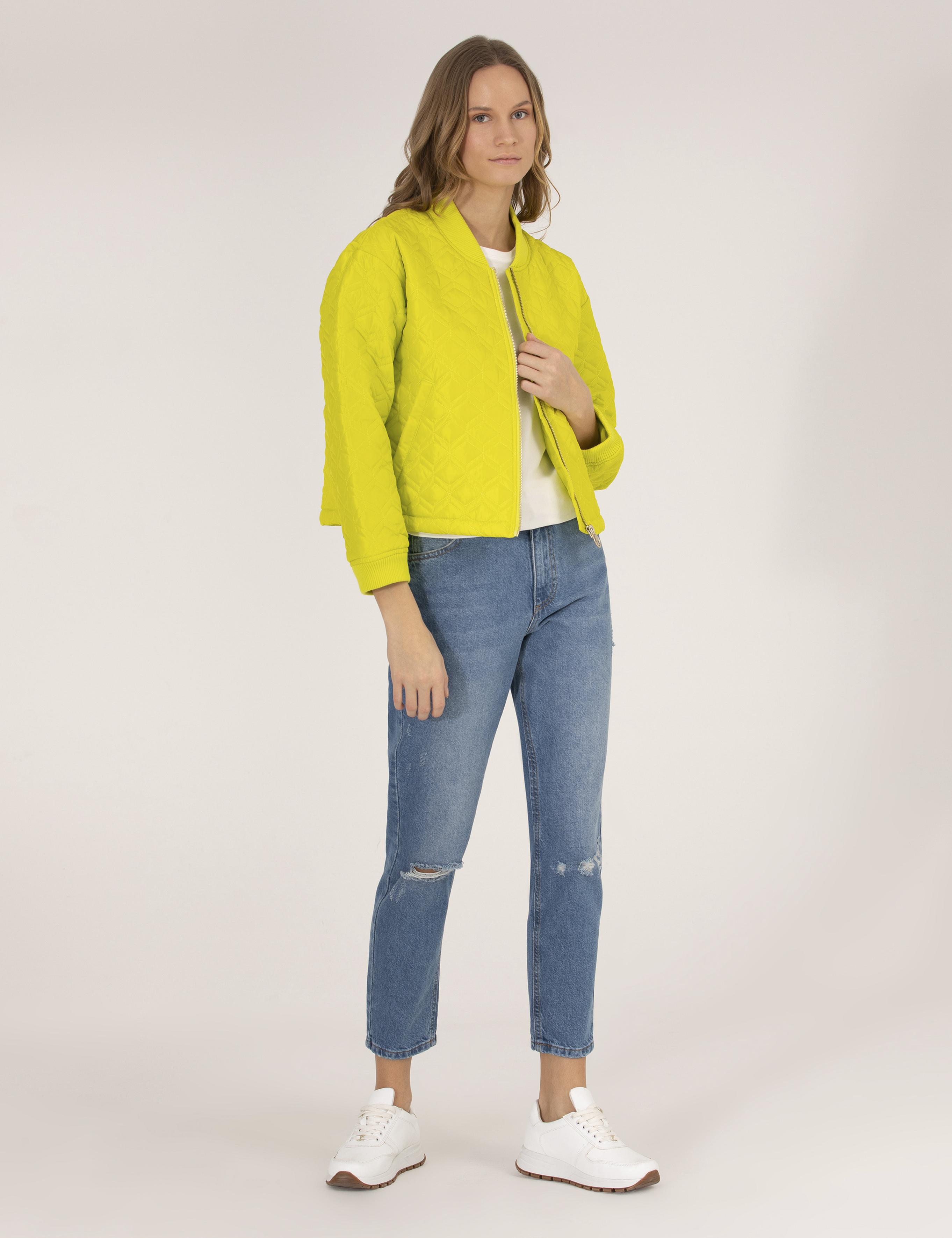 Yeşil Crop Top Mont