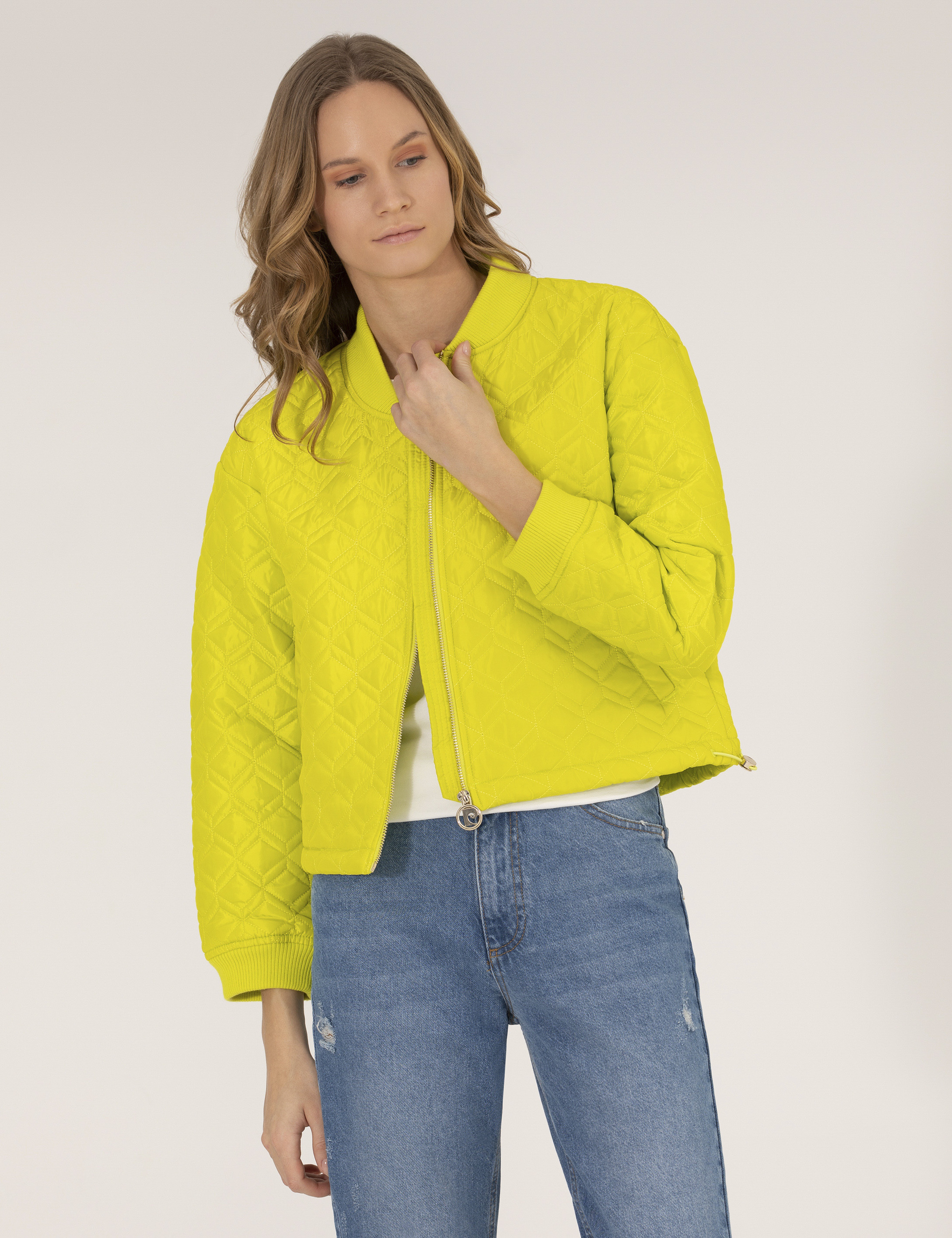 Yeşil Crop Top Mont - Image 1
