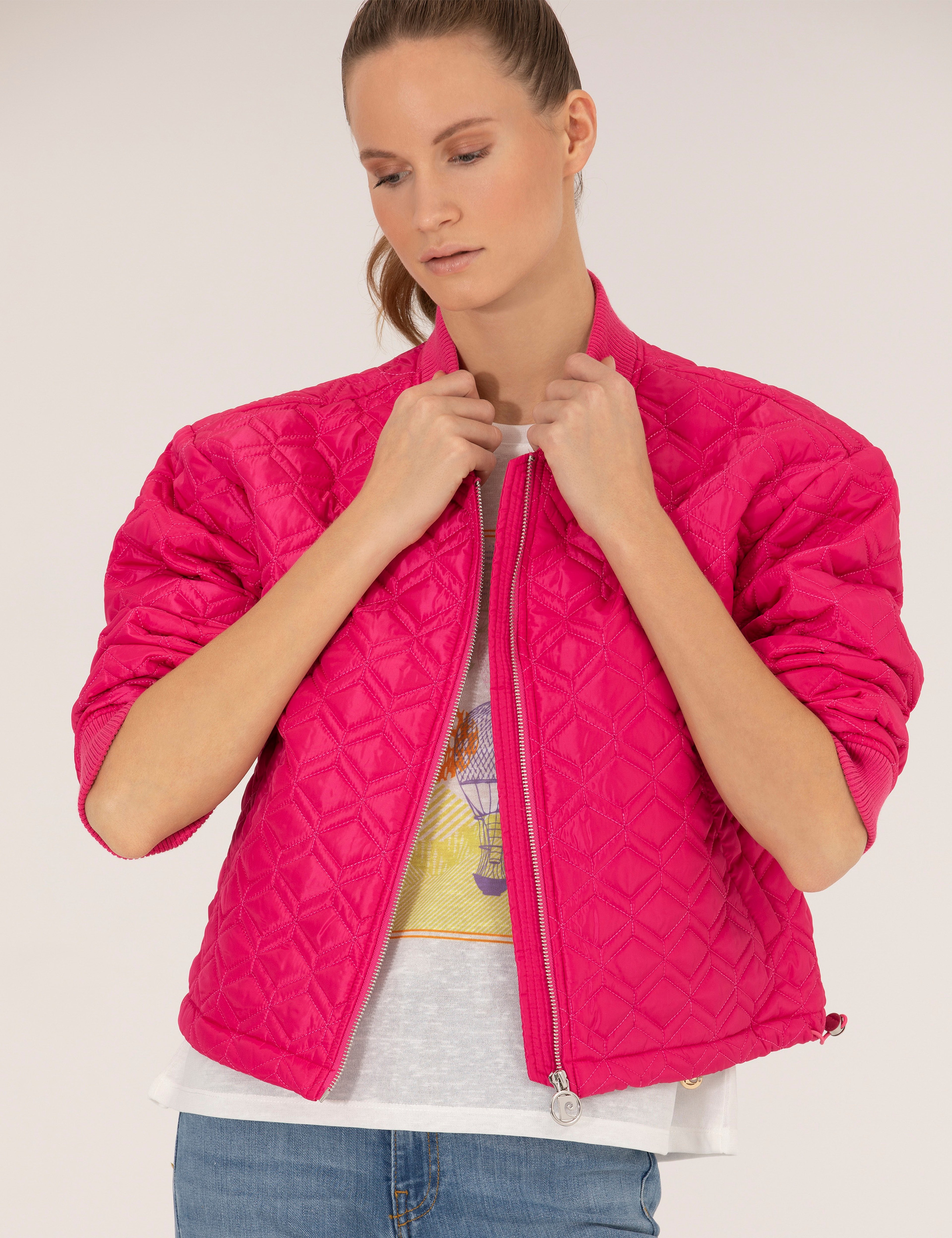 Fuşya Crop Top Mont