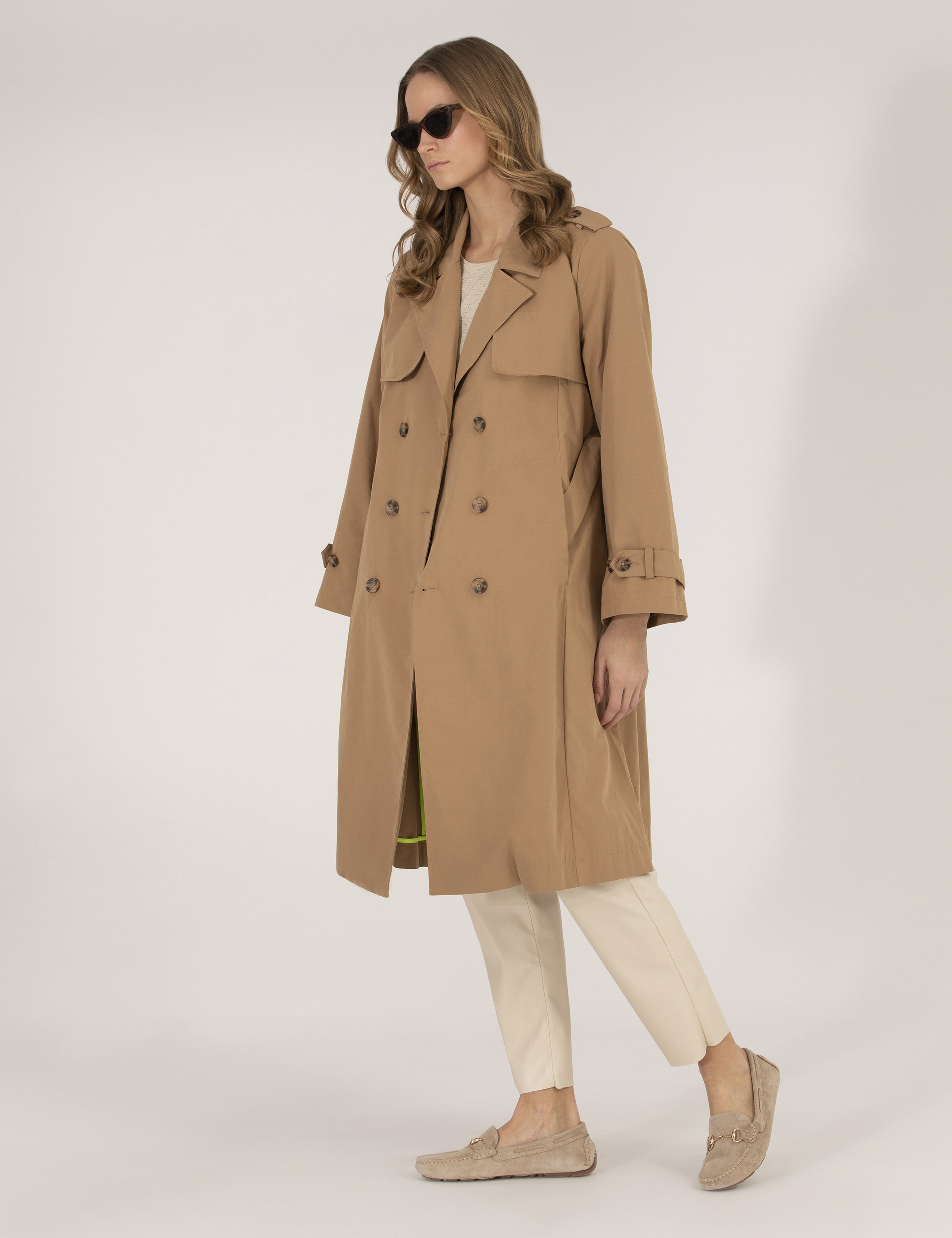 Camel Oversize Trençkot - Image 3