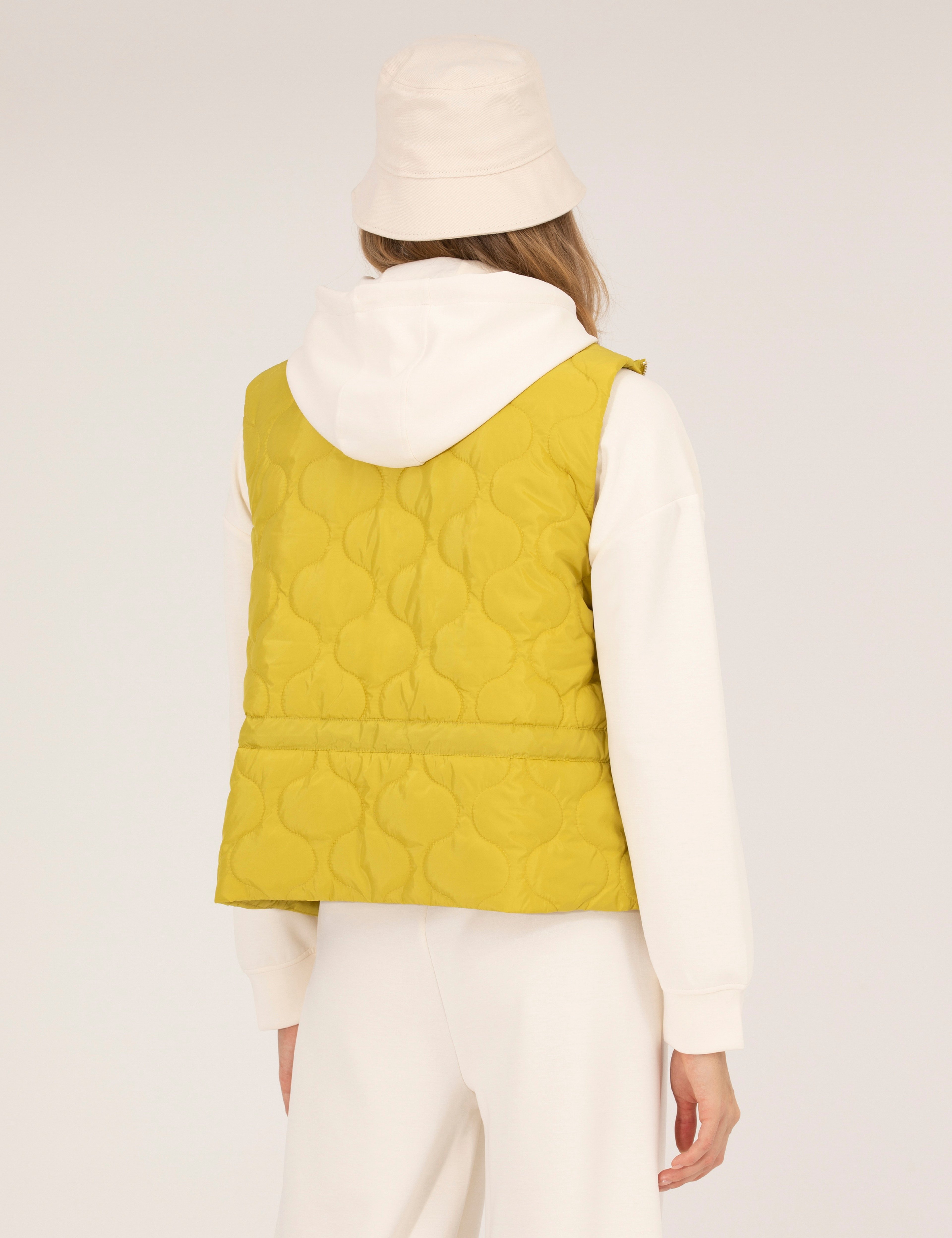 Yeşil Crop Top Yelek - Image 5
