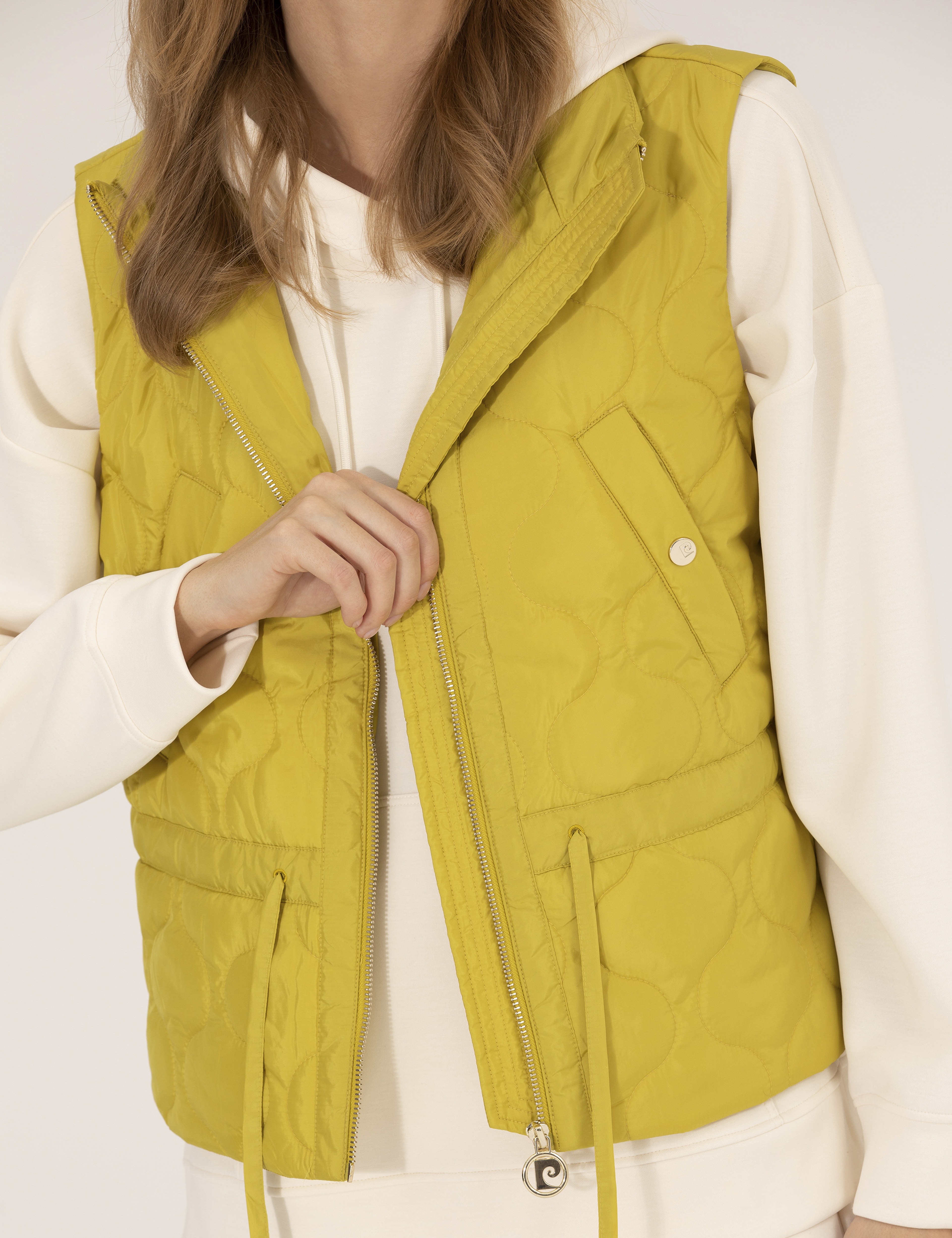 Yeşil Crop Top Yelek - Image 6