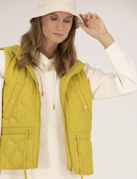 Yeşil Crop Top Yelek - 50263126025