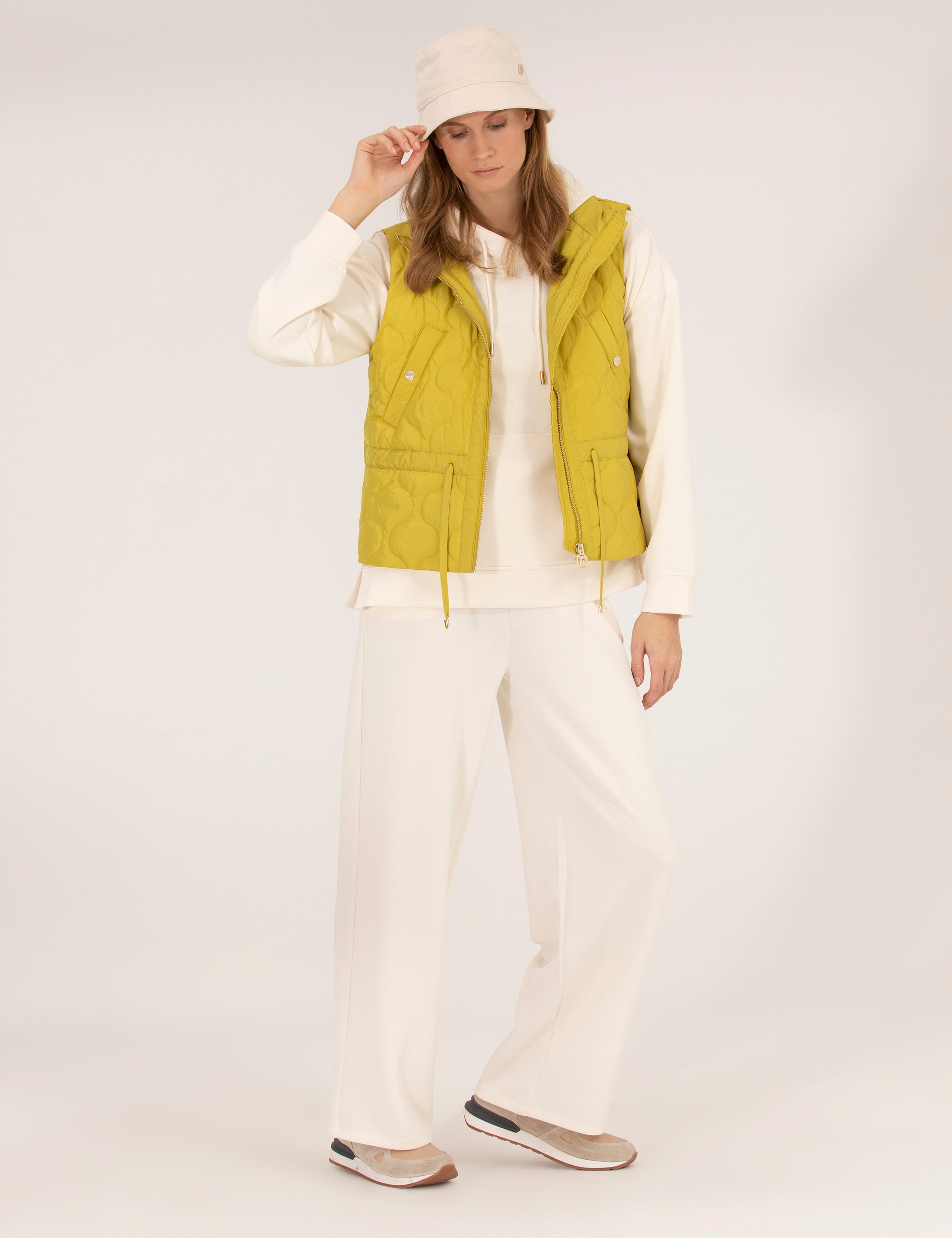 Yeşil Crop Top Yelek - Image 4