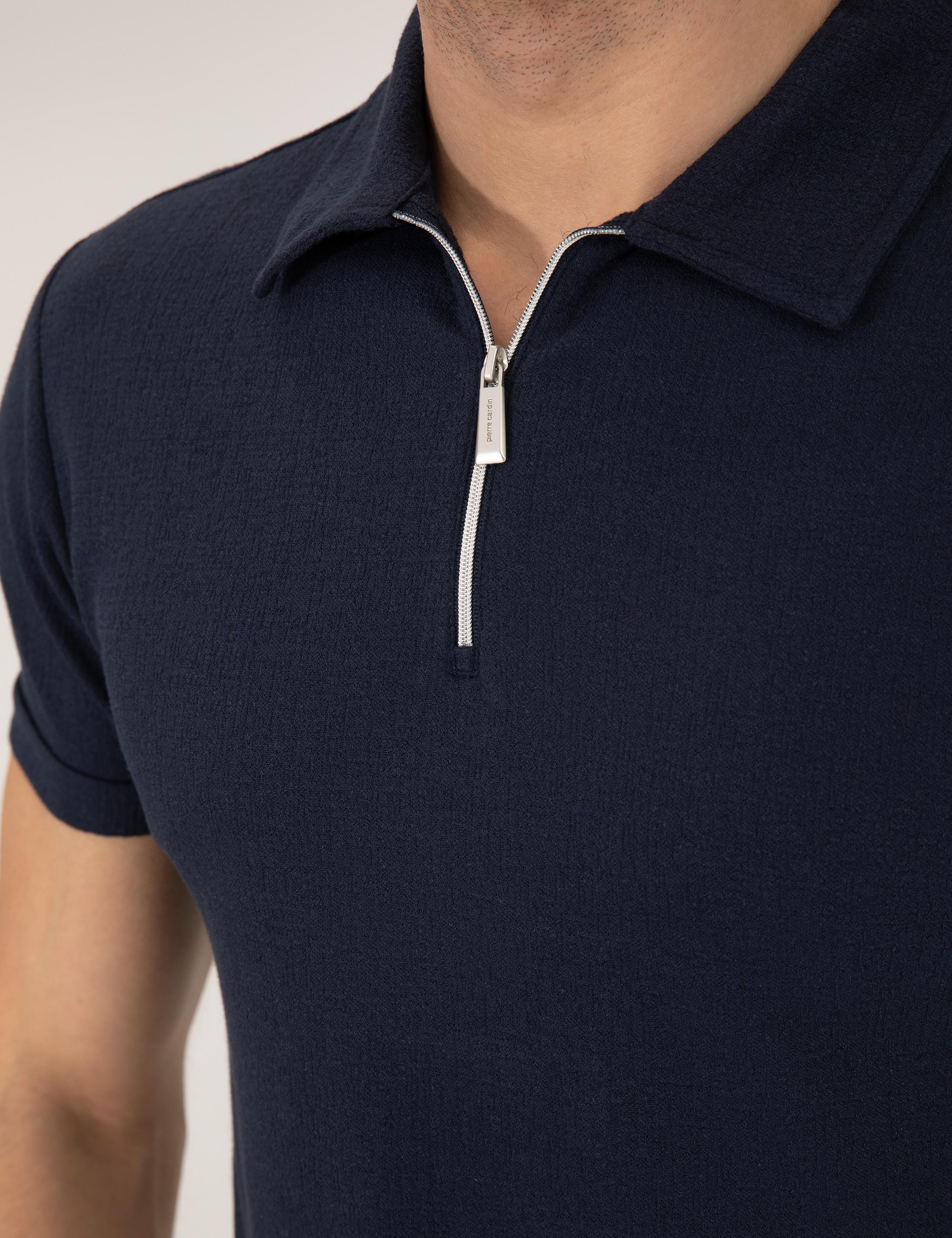 Lacivert Slim Fit Tişört