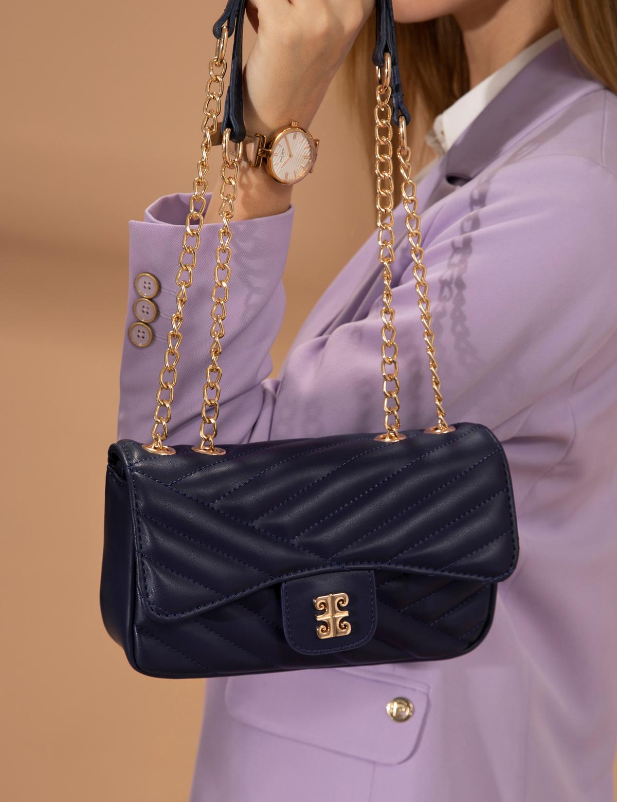 Lacivert Kol Çantası - 50276440002