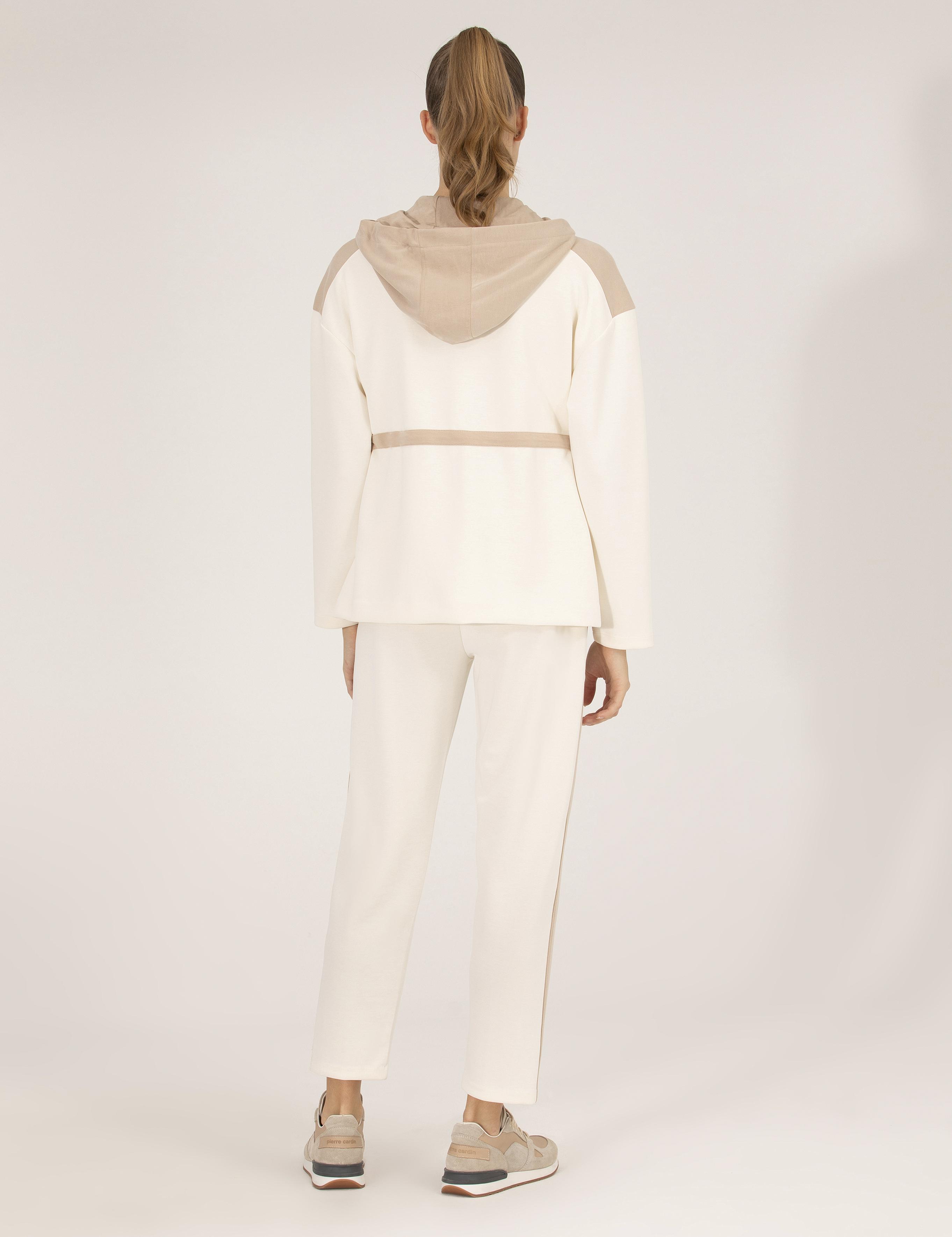 Ekru Regular Fit Eşofman Altı