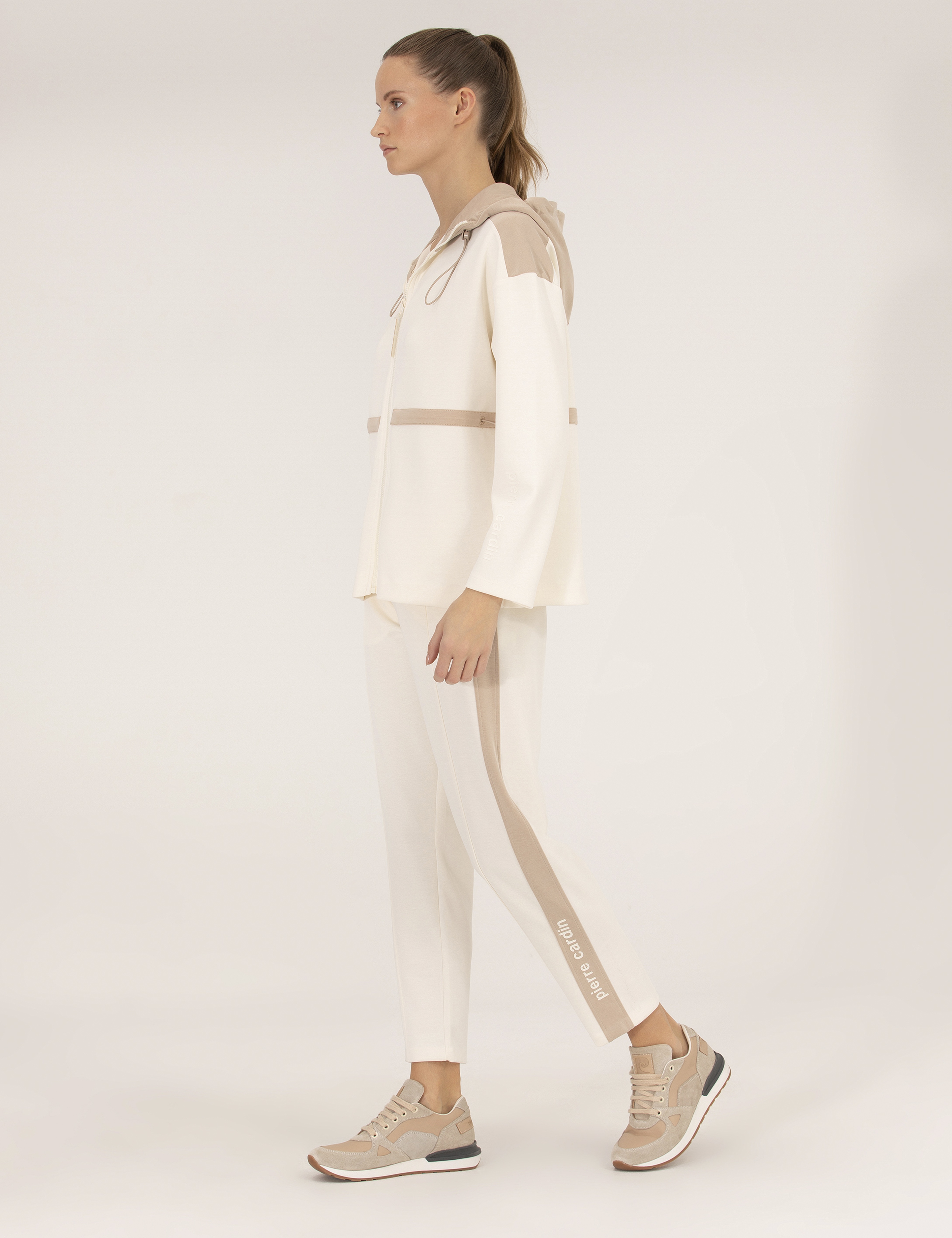 Ekru Regular Fit Eşofman Altı - Image 3