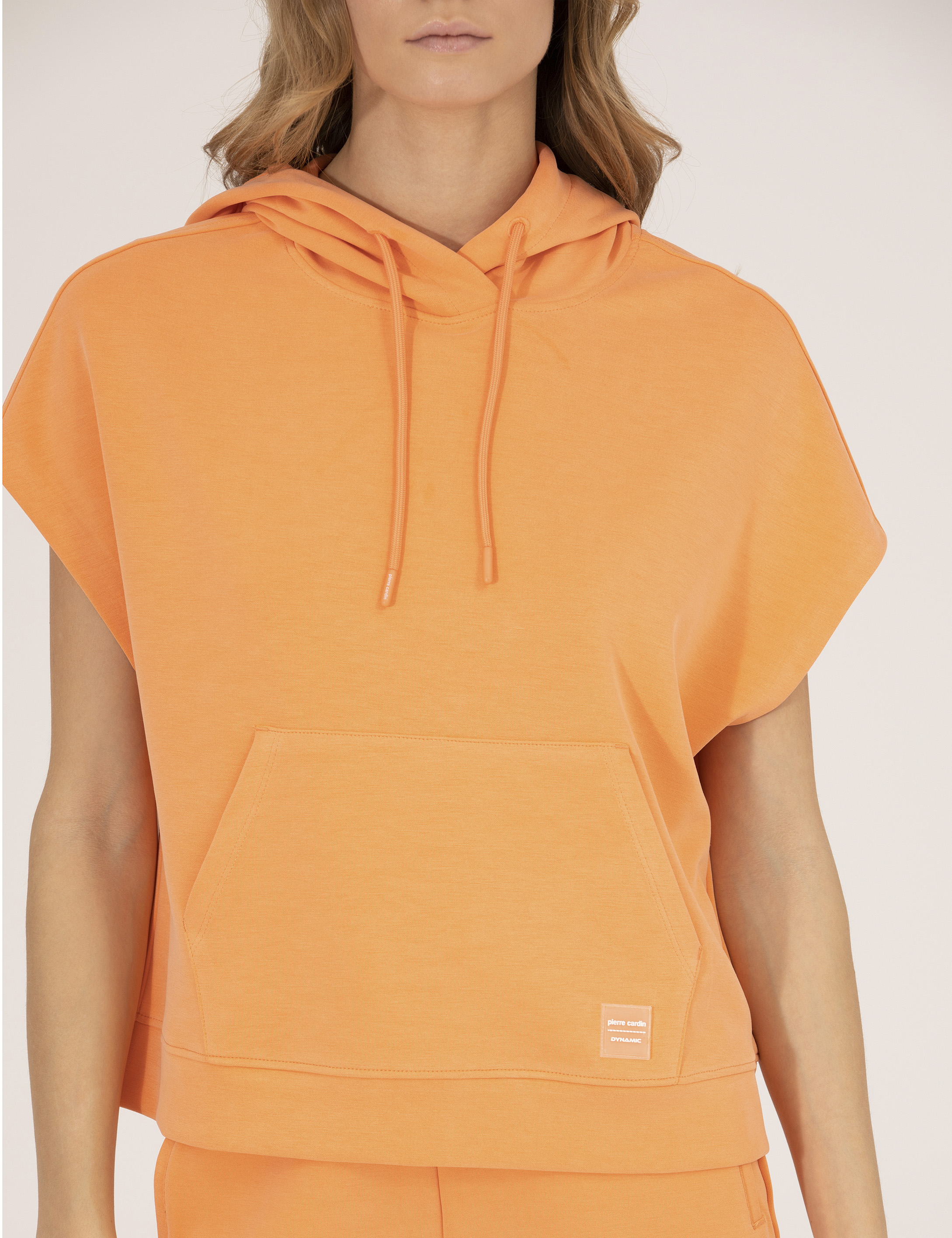 Turuncu Comfort Fit Kapüşonlu Sweatshirt - Image 6