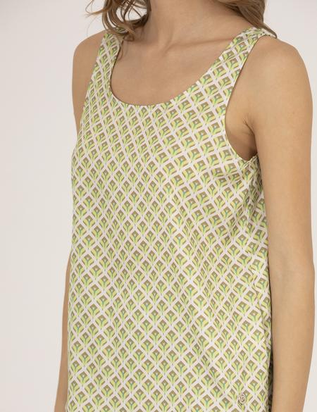 Yeşil Regular Fit Kolsuz Bluz - 50262566017