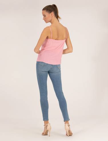 Açık Mavi Skinny Fit Jean Pantolon