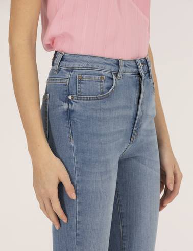 Açık Mavi Skinny Fit Jean Pantolon