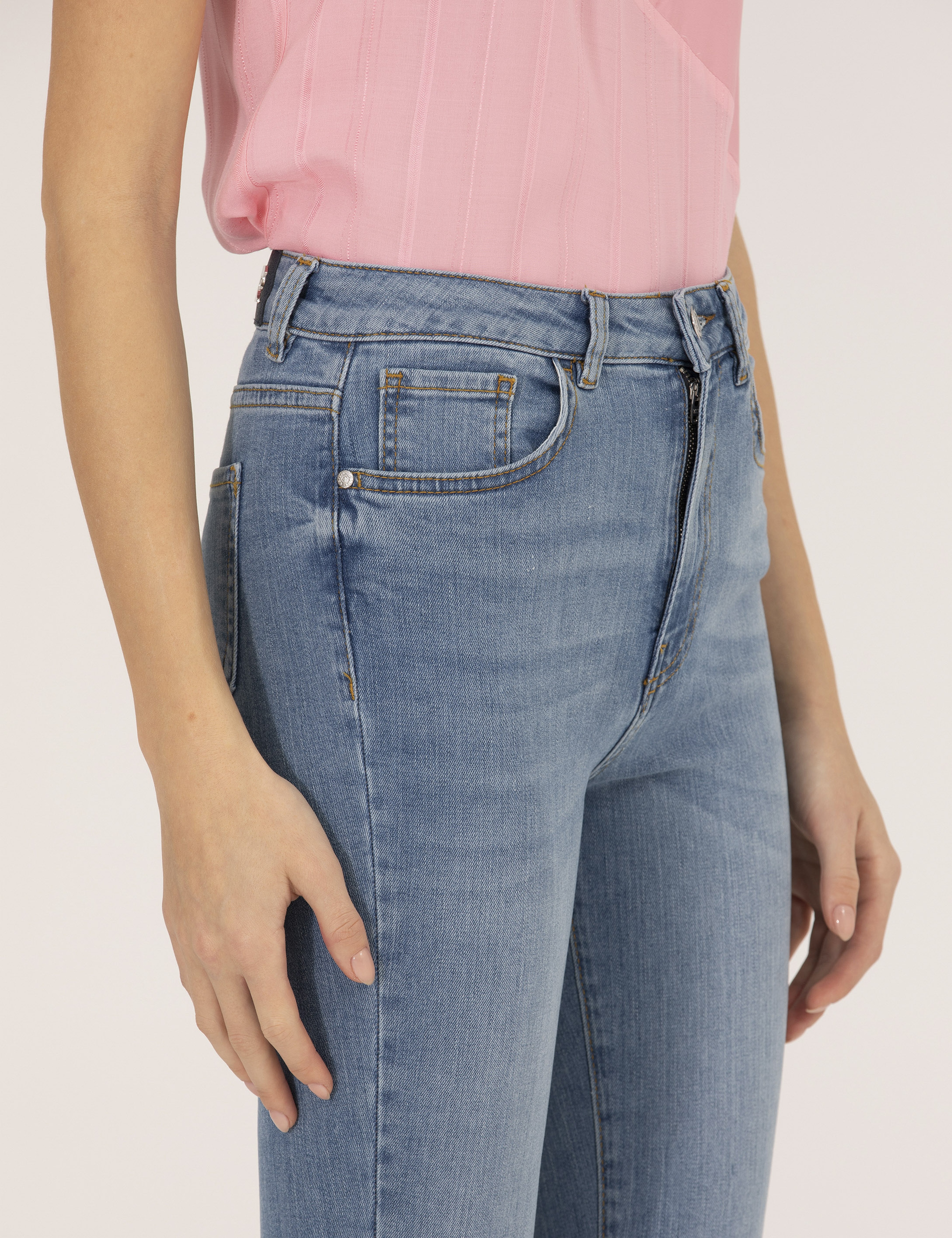 Açık Mavi Skinny Fit Jean Pantolon