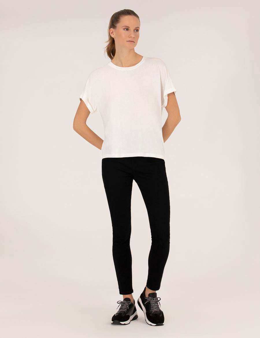 Siyah Skinny Fit Jean Pantolon